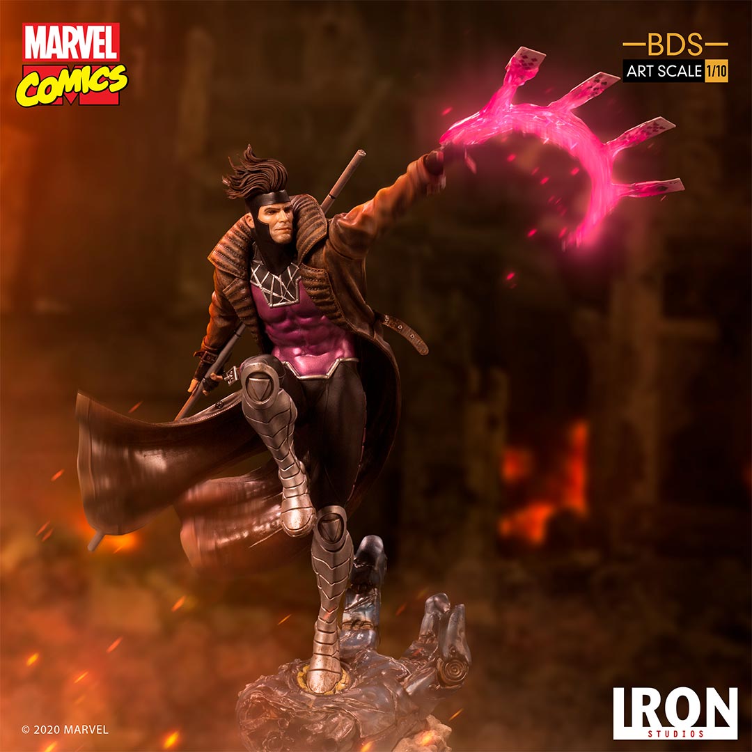 Just Announced Iron Studios - Gambit Deluxe Art Scale 1/10 - Marvel Comics Series 6