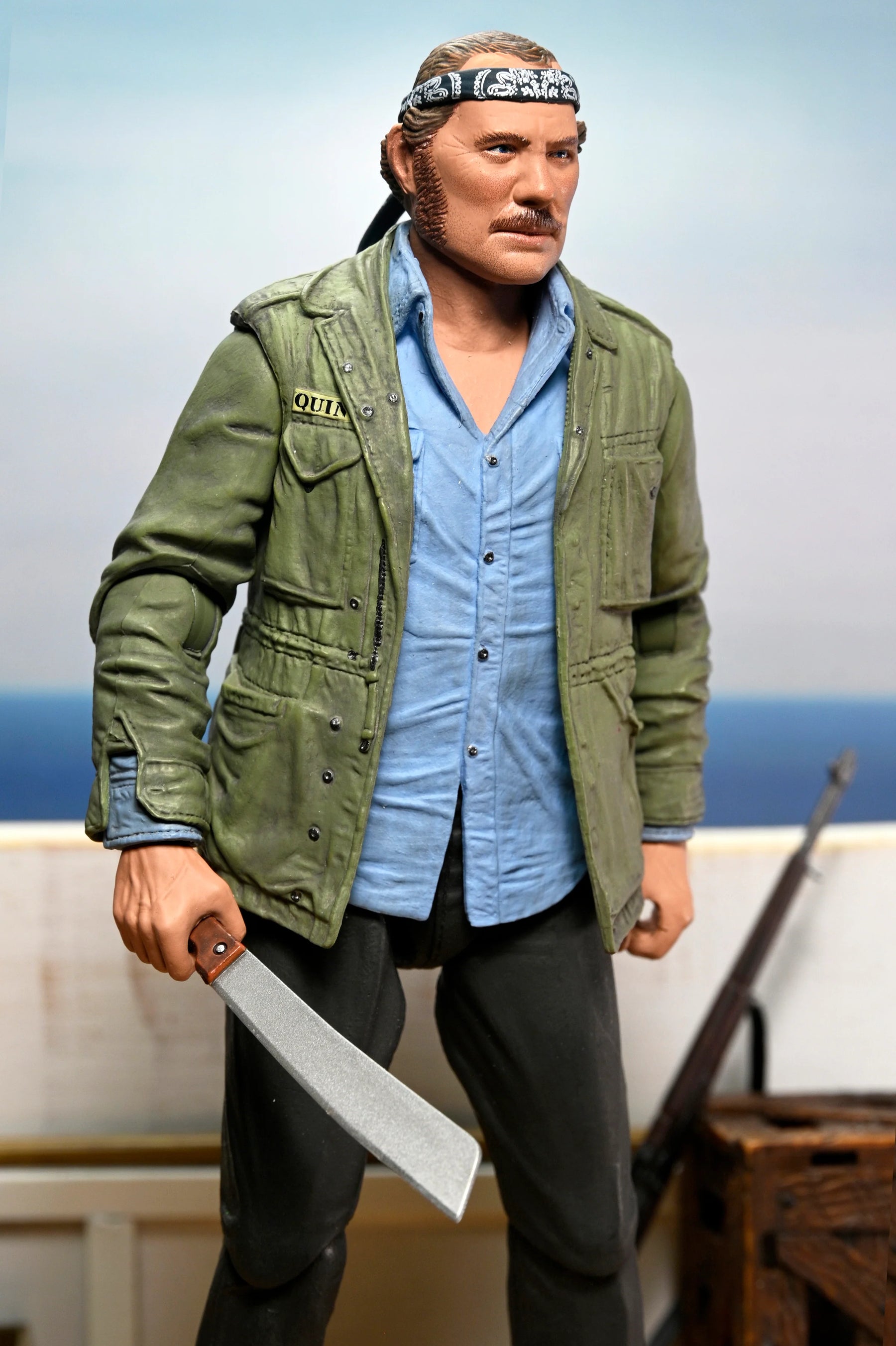NECA - Jaws - 50th Anniversary Ultimate Sam Quint 7" Scale Action Figure (Pre-Order Ships Q3 2025)