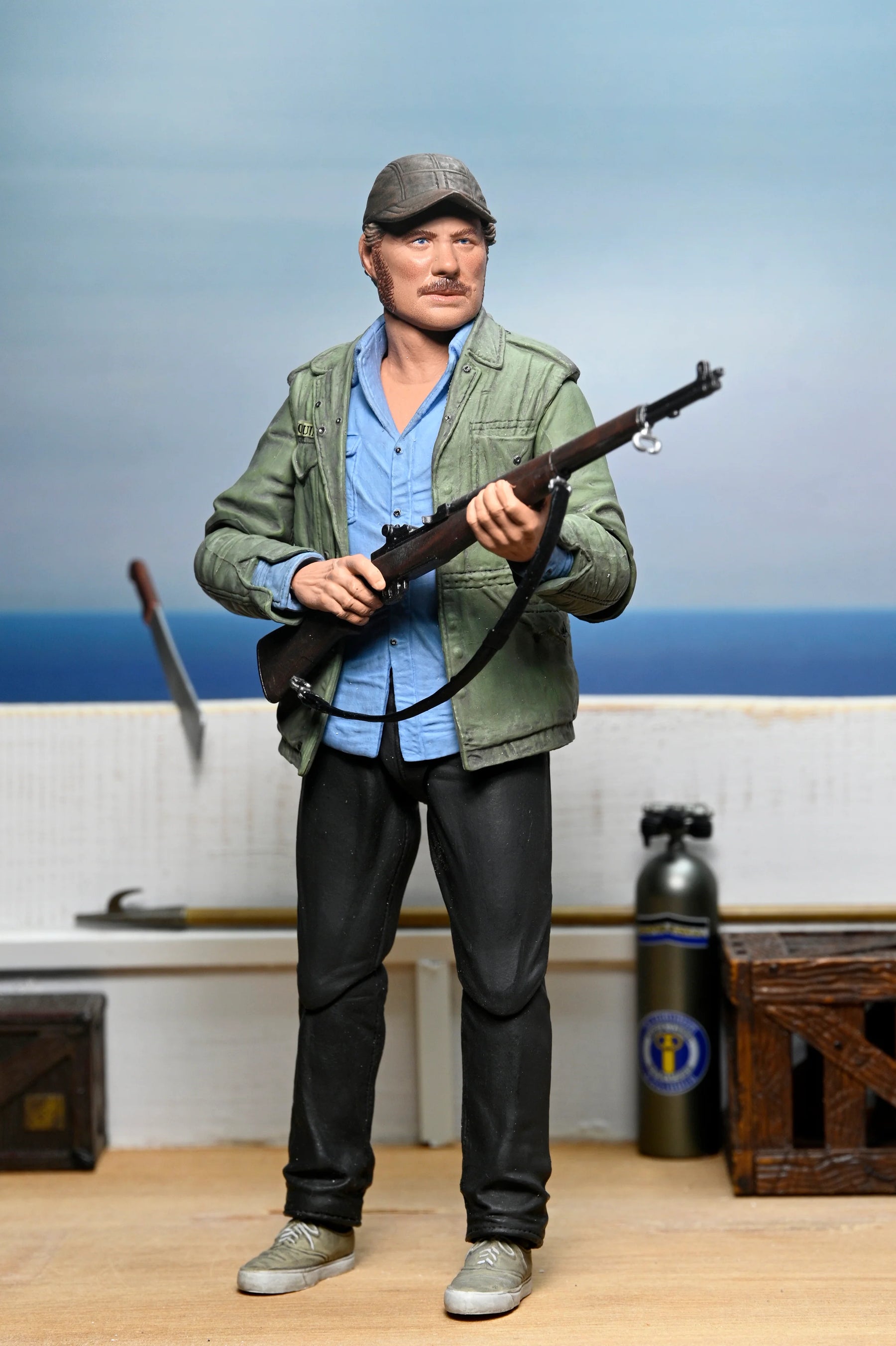 NECA - Jaws - 50th Anniversary Ultimate Sam Quint 7" Scale Action Figure (Pre-Order Ships Q3 2025)