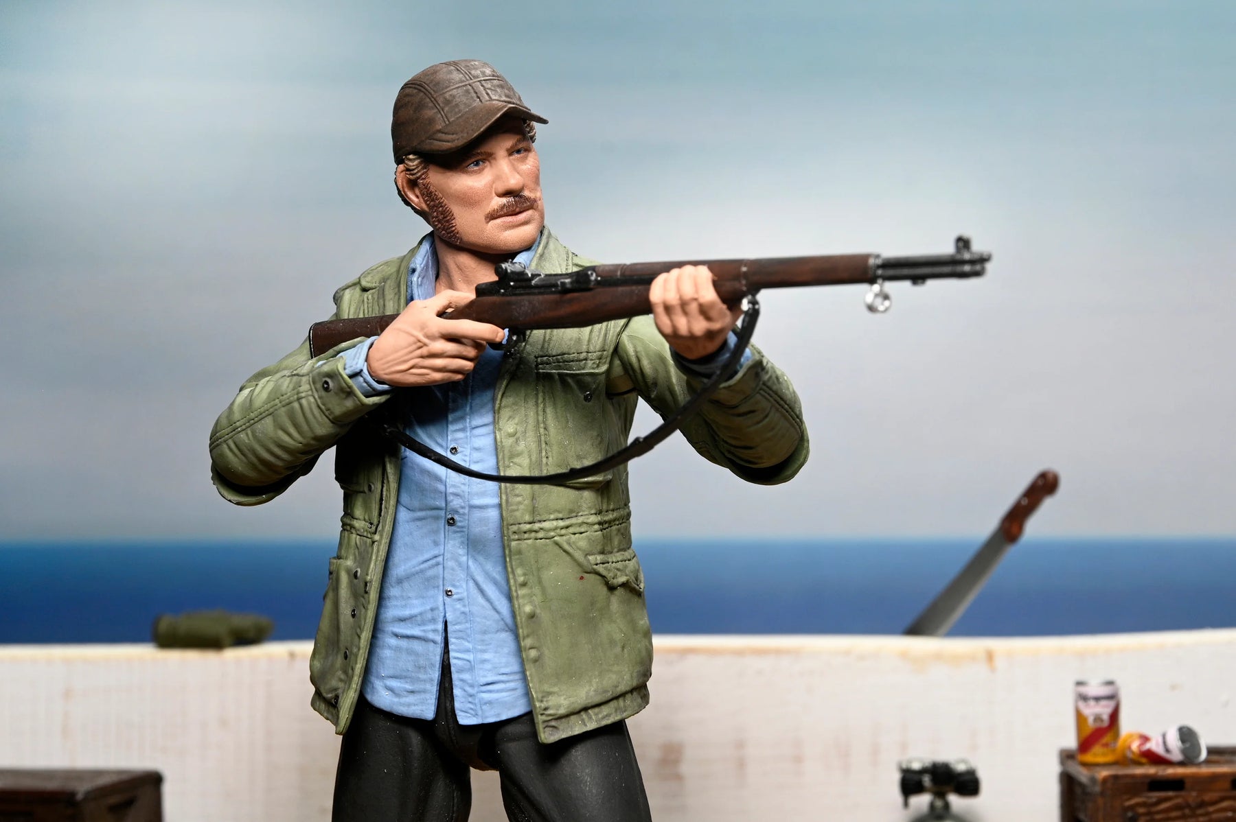 NECA - Jaws - 50th Anniversary Ultimate Sam Quint 7" Scale Action Figure (Pre-Order Ships Q3 2025)