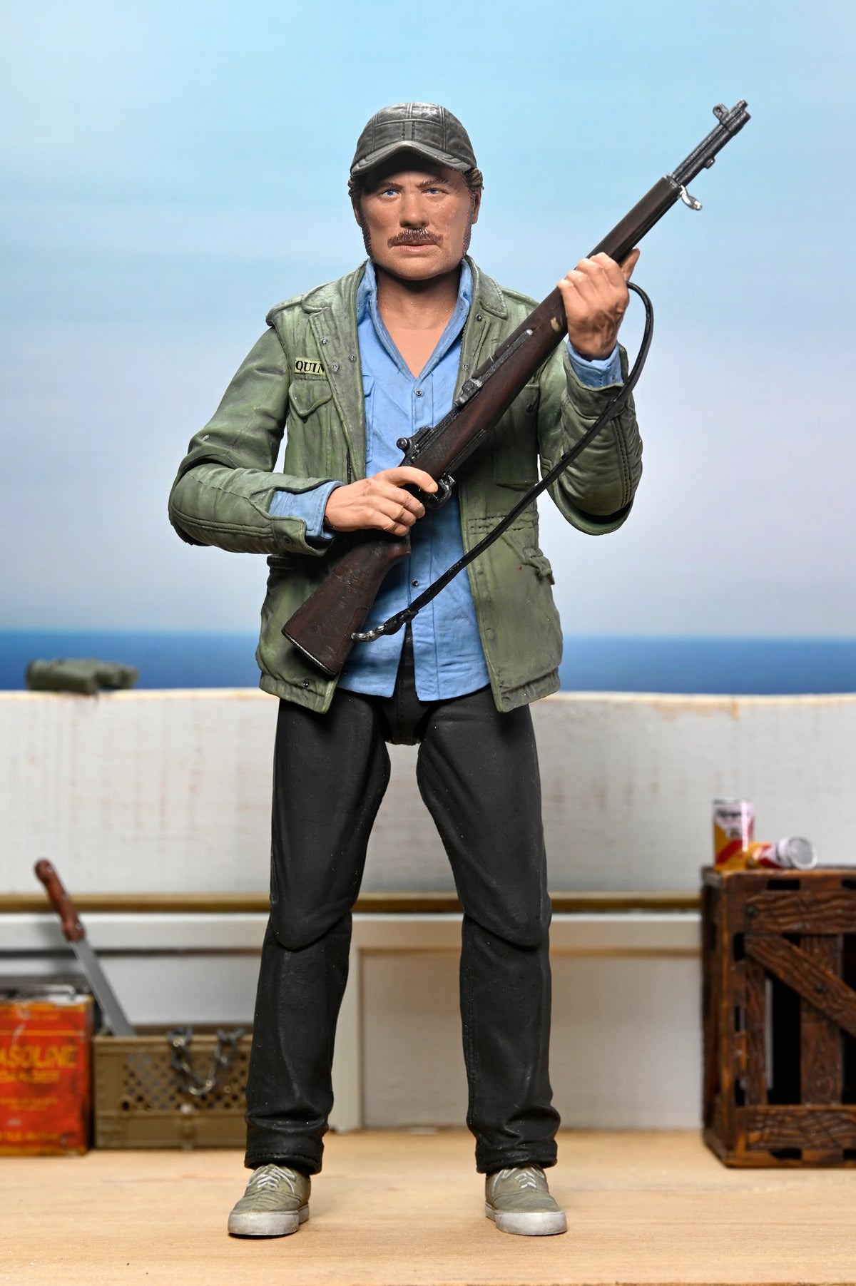 NECA - Jaws - 50th Anniversary Ultimate Sam Quint 7" Scale Action Figure