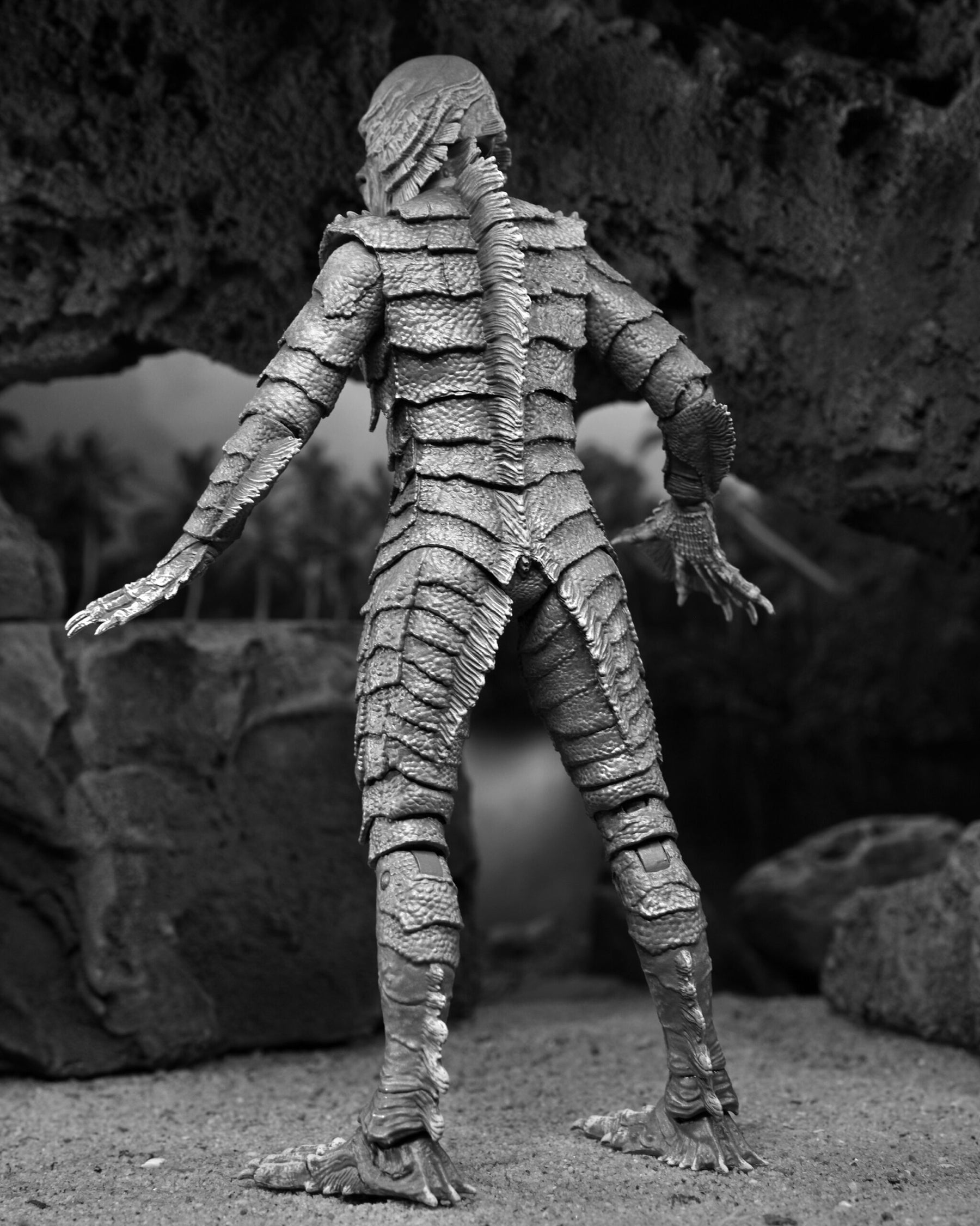 NECA Universal Monsters Ultimate Creature from the Black Lagoon (B&W) 7” Action Figure