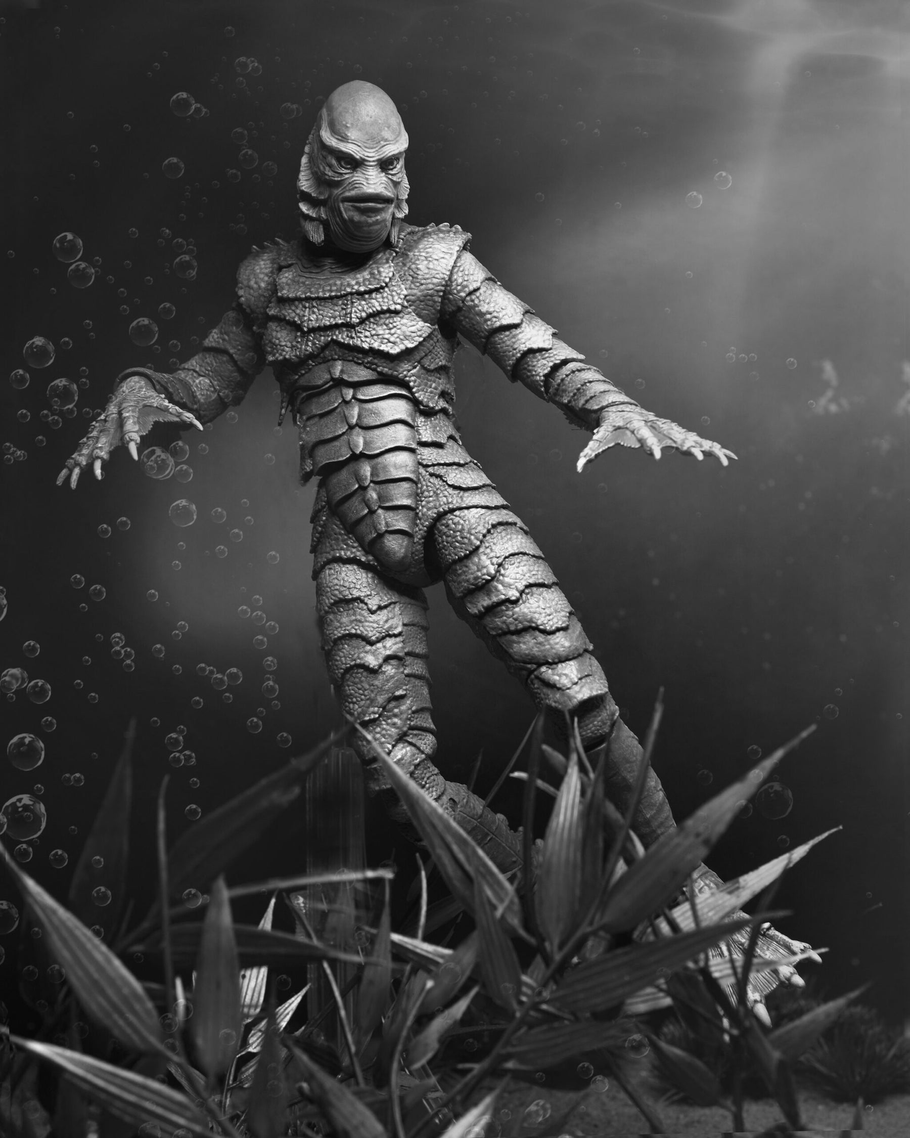 NECA Universal Monsters Ultimate Creature from the Black Lagoon (B&W) 7” Action Figure