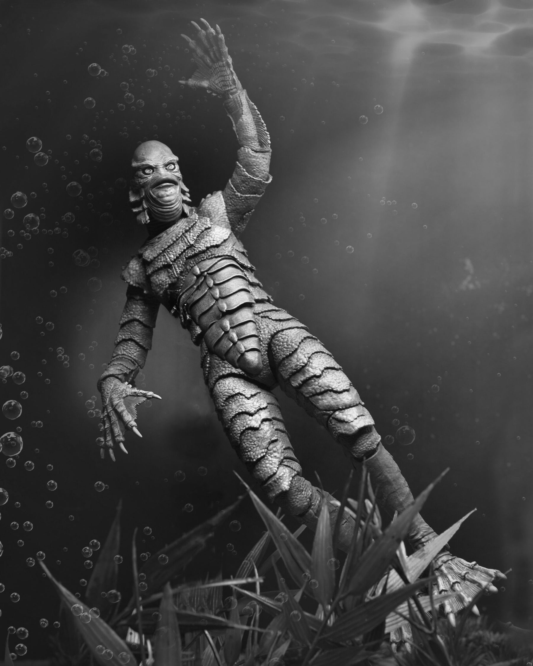 NECA Universal Monsters Ultimate Creature from the Black Lagoon (B&W) 7” Action Figure