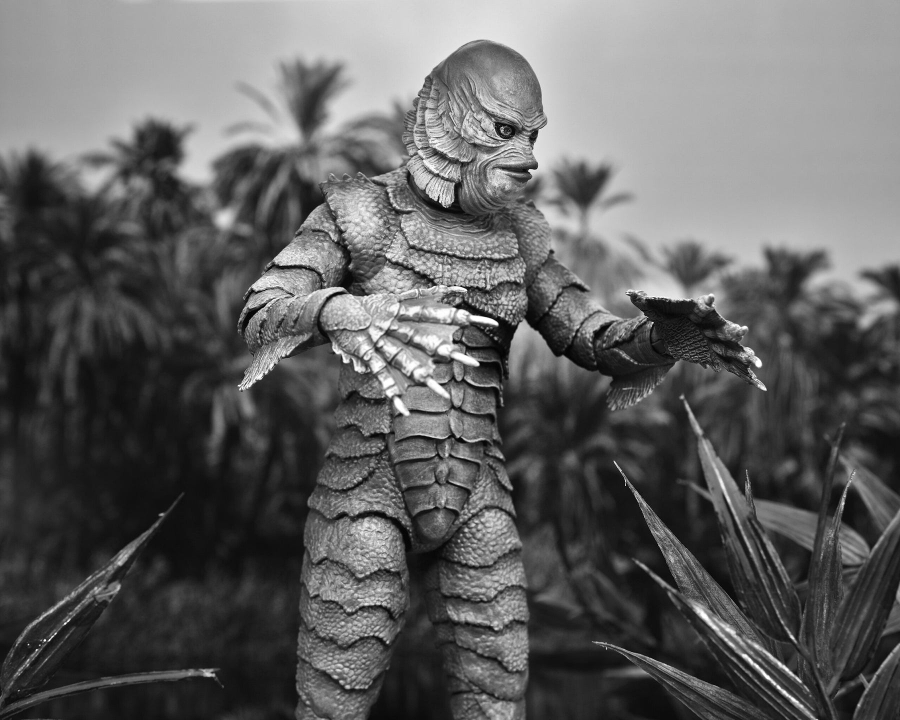 NECA Universal Monsters Ultimate Creature from the Black Lagoon (B&W) 7” Action Figure