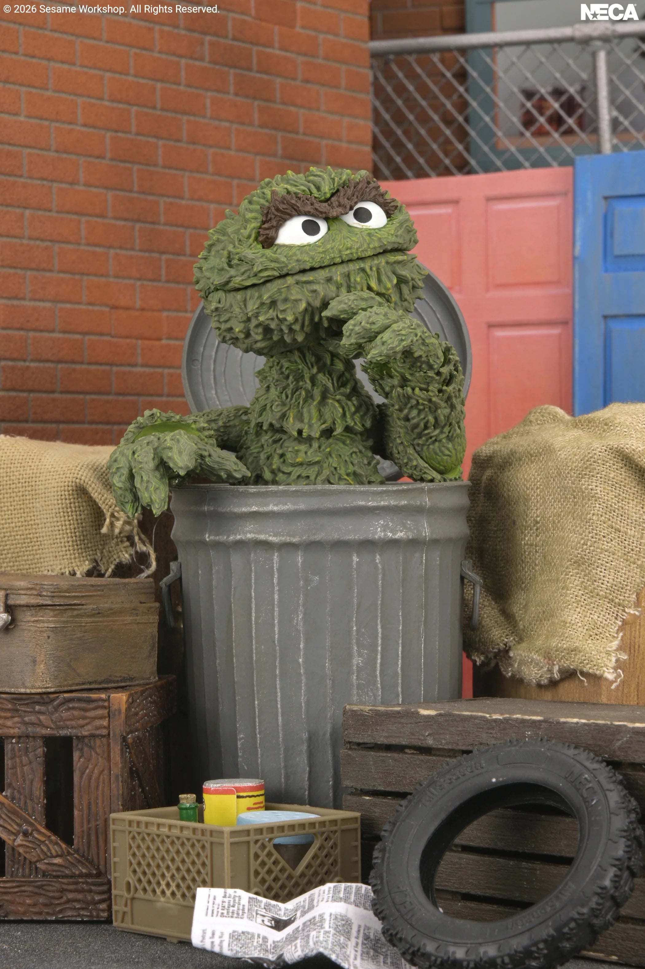 NECA - Sesame Street - Ultimate Oscar The Grouch 7" Scale Action Figure (Pre-Order Ships 4th Quarter 2026)