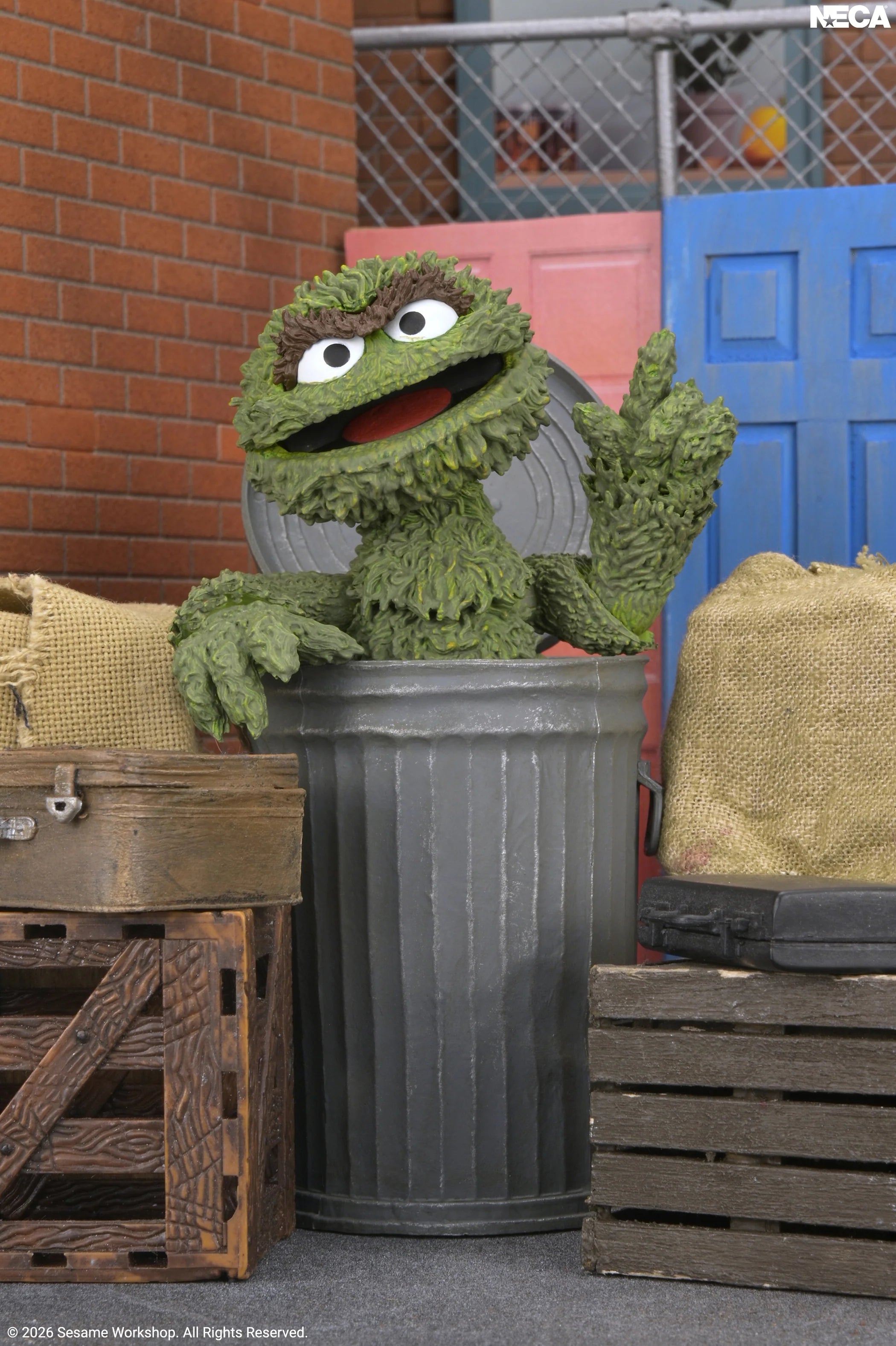 NECA - Sesame Street - Ultimate Oscar The Grouch 7" Scale Action Figure (Pre-Order Ships 4th Quarter 2026)