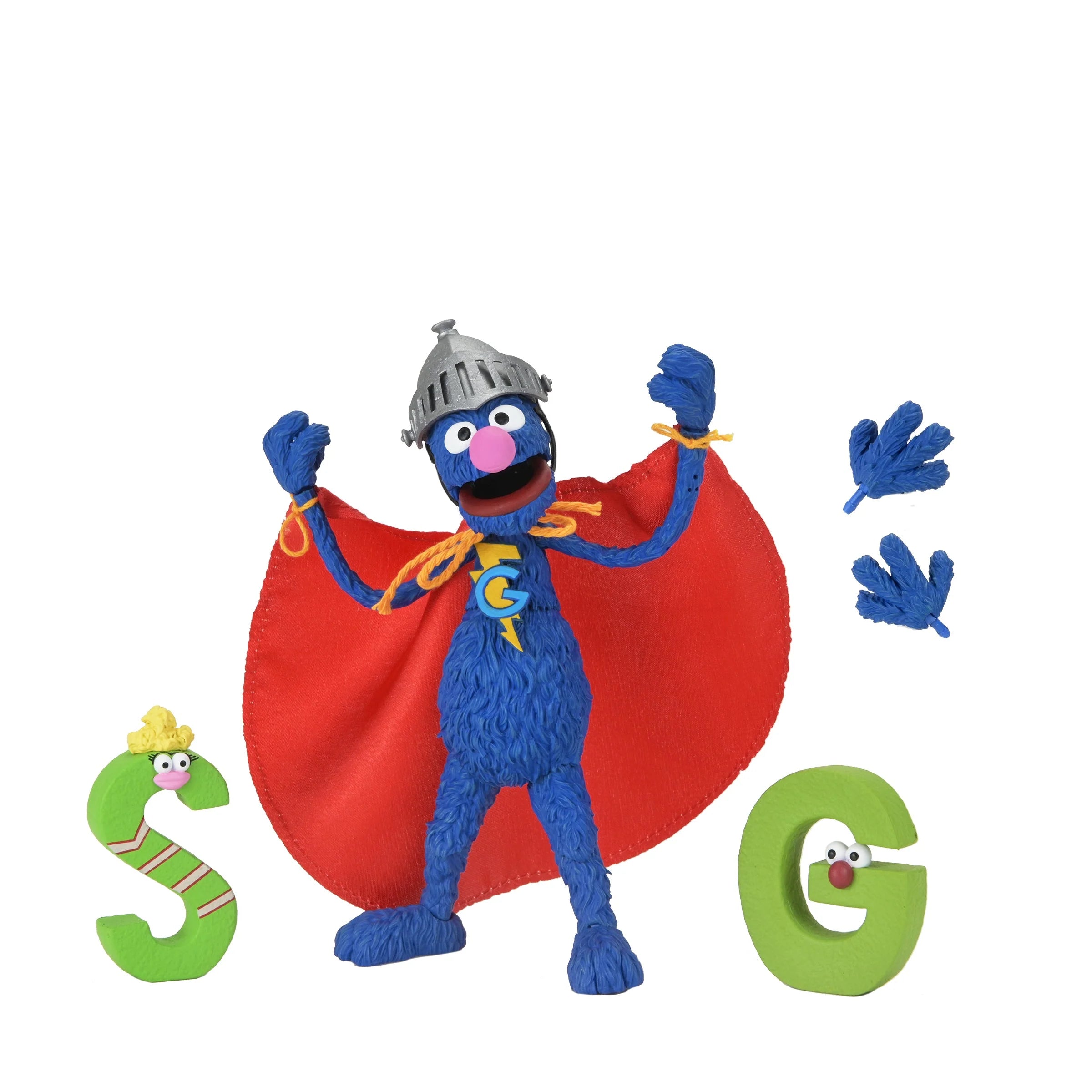 NECA - Sesame Street - Ultimate Super Grover 7" Scale Action Figure (Pre-Order Ships April 2026)