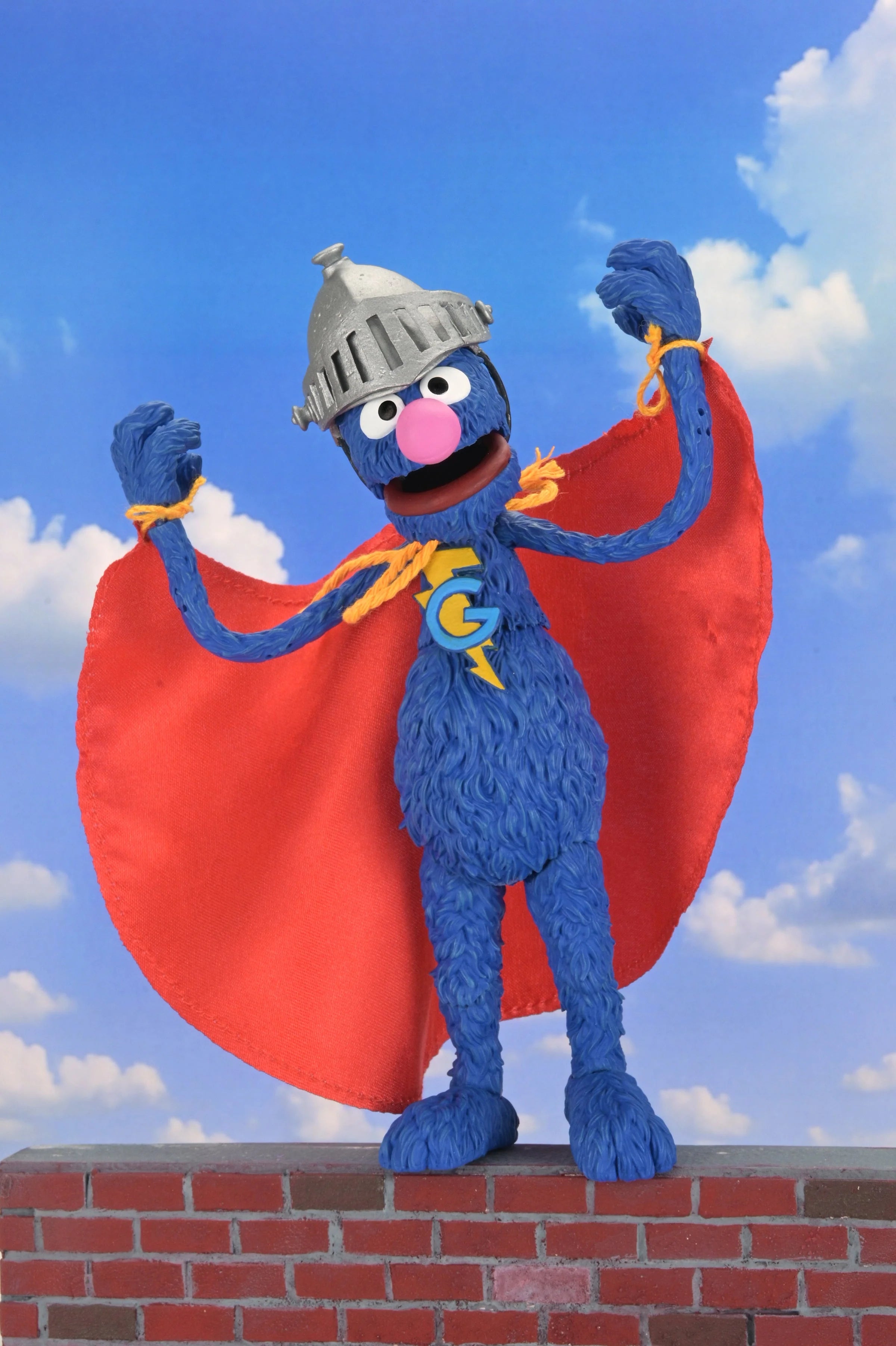 Damaged Package - NECA - Sesame Street - Ultimate Super Grover 7" Scale Action Figure
