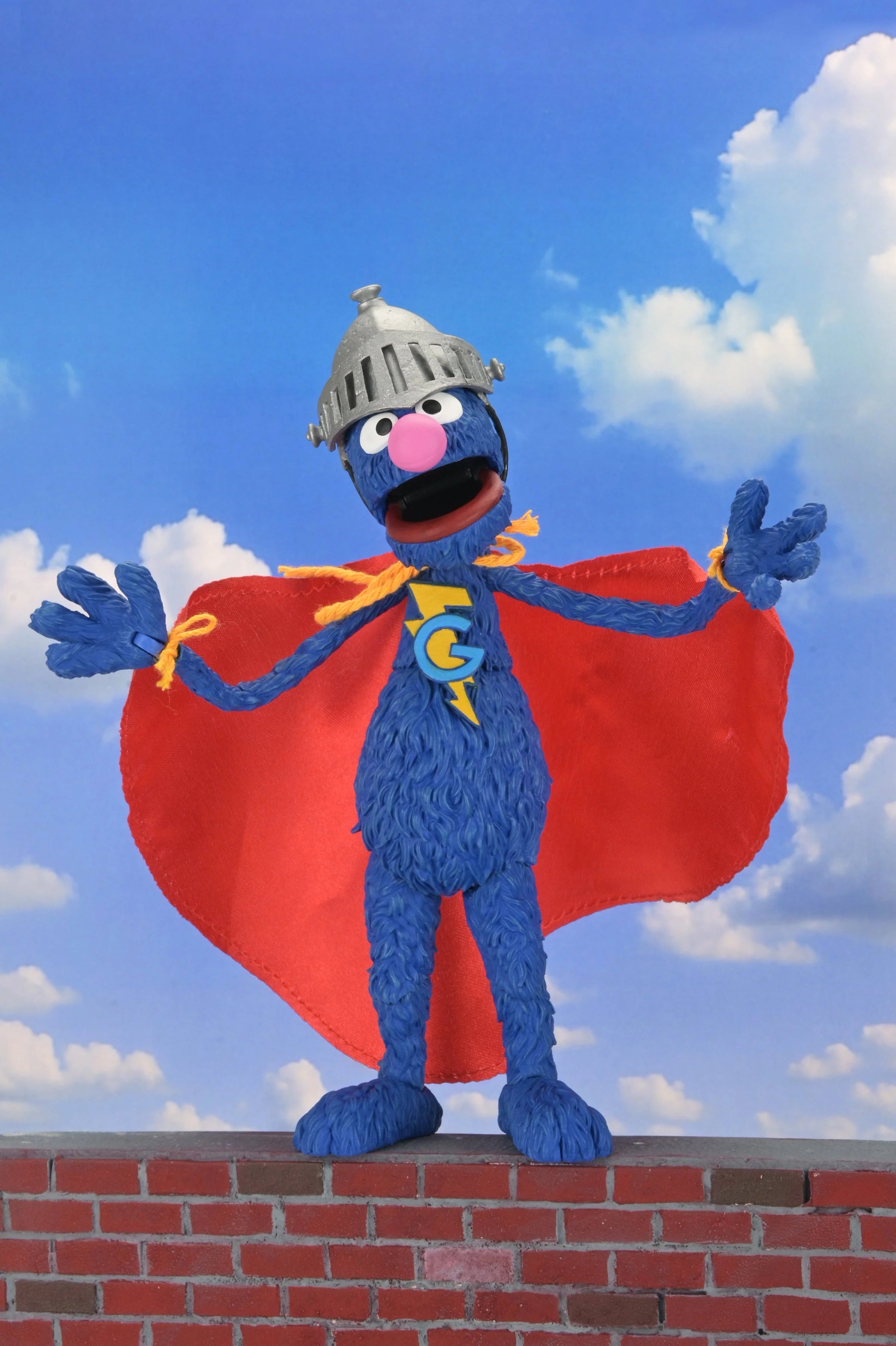 Damaged Package - NECA - Sesame Street - Ultimate Super Grover 7" Scale Action Figure