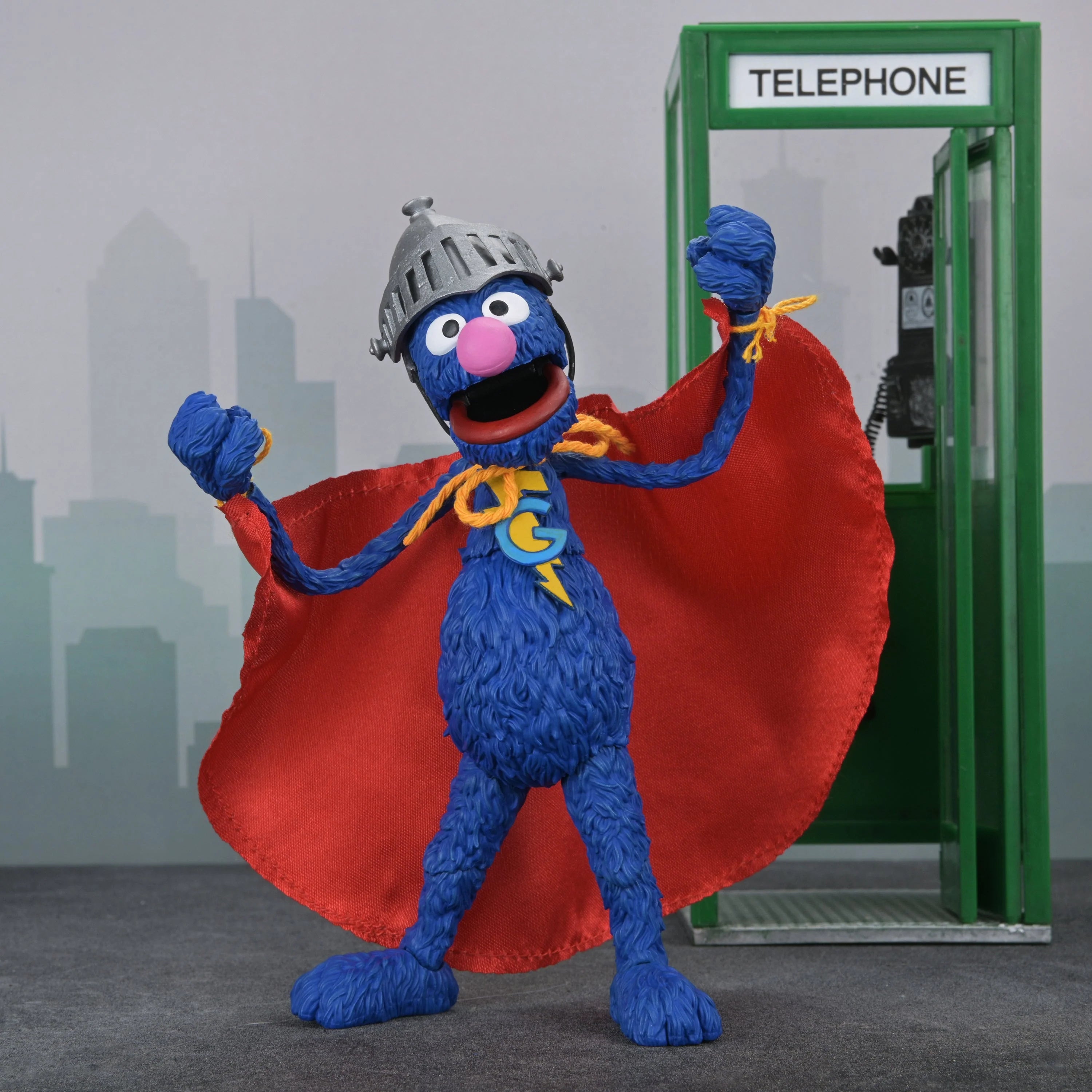 Damaged Package - NECA - Sesame Street - Ultimate Super Grover 7" Scale Action Figure