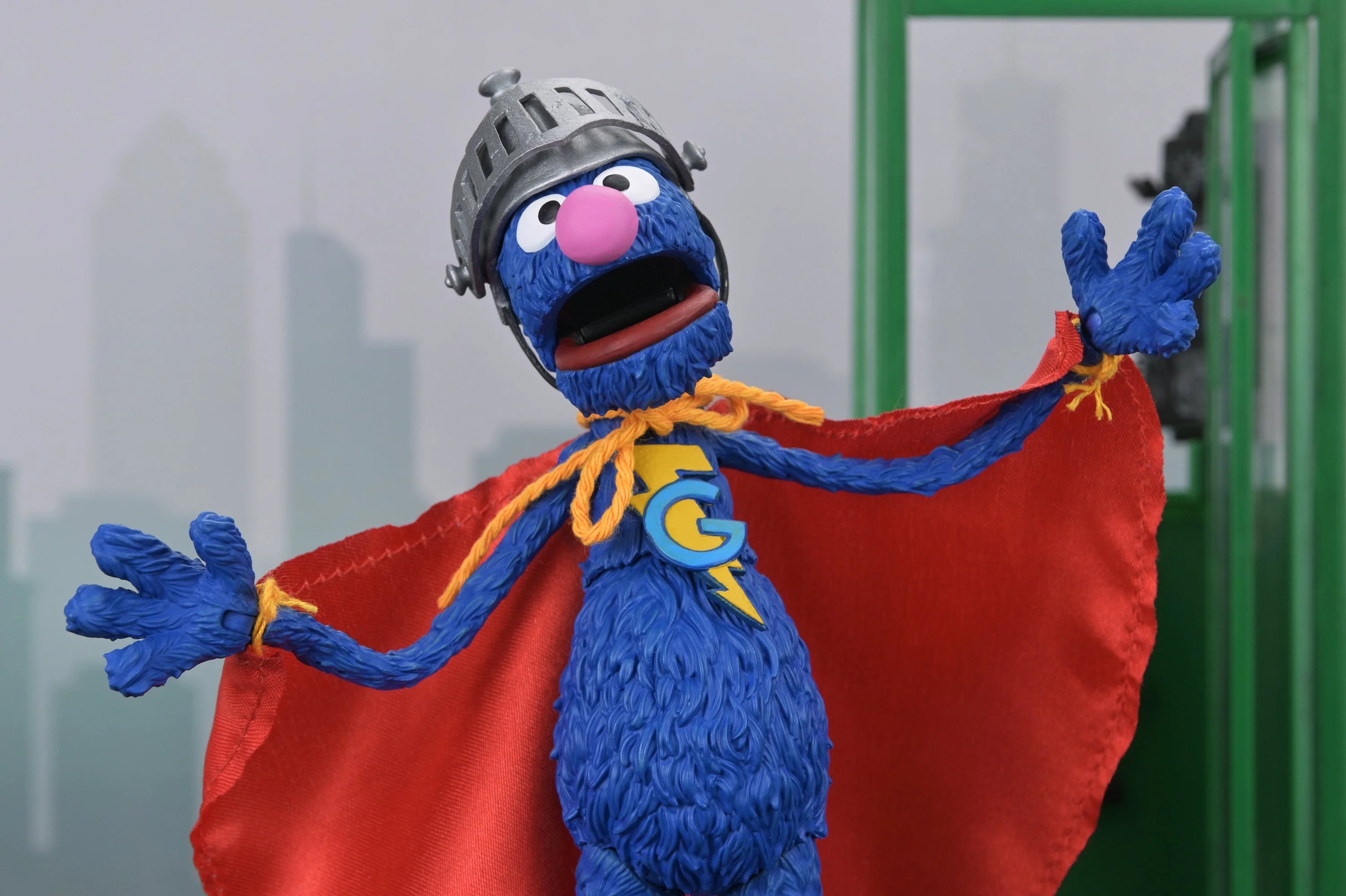 Damaged Package - NECA - Sesame Street - Ultimate Super Grover 7" Scale Action Figure