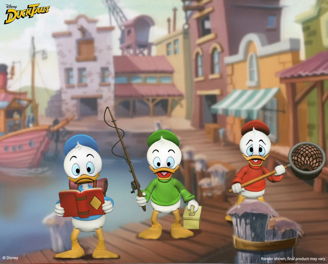NECA - Disney’s DuckTales - Ultimate Huey, Dewey, and Louie 7" Scale Action Figure 3-Pack (Pre-Order Ships October 2026)