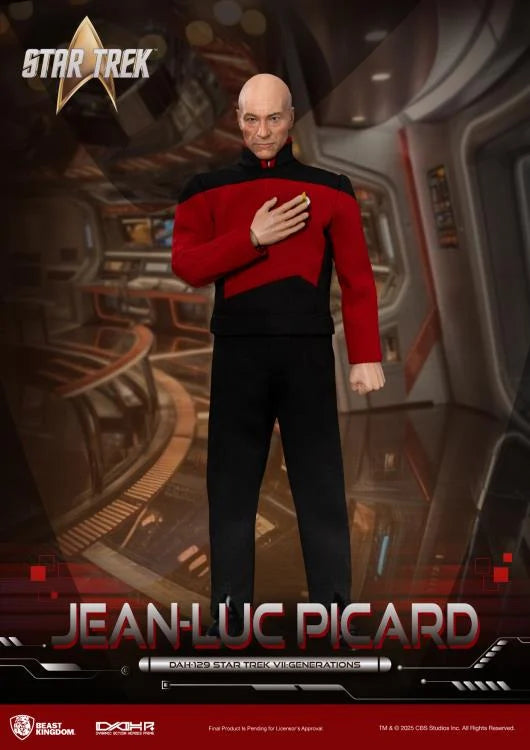 BEAST KINGDOM - Star Trek VII: Generations Dynamic 8ction Heroes DAH-129P Captain Picard Limited Edition Action Figure (Pre-Order Ships 1st Quarter 2026)