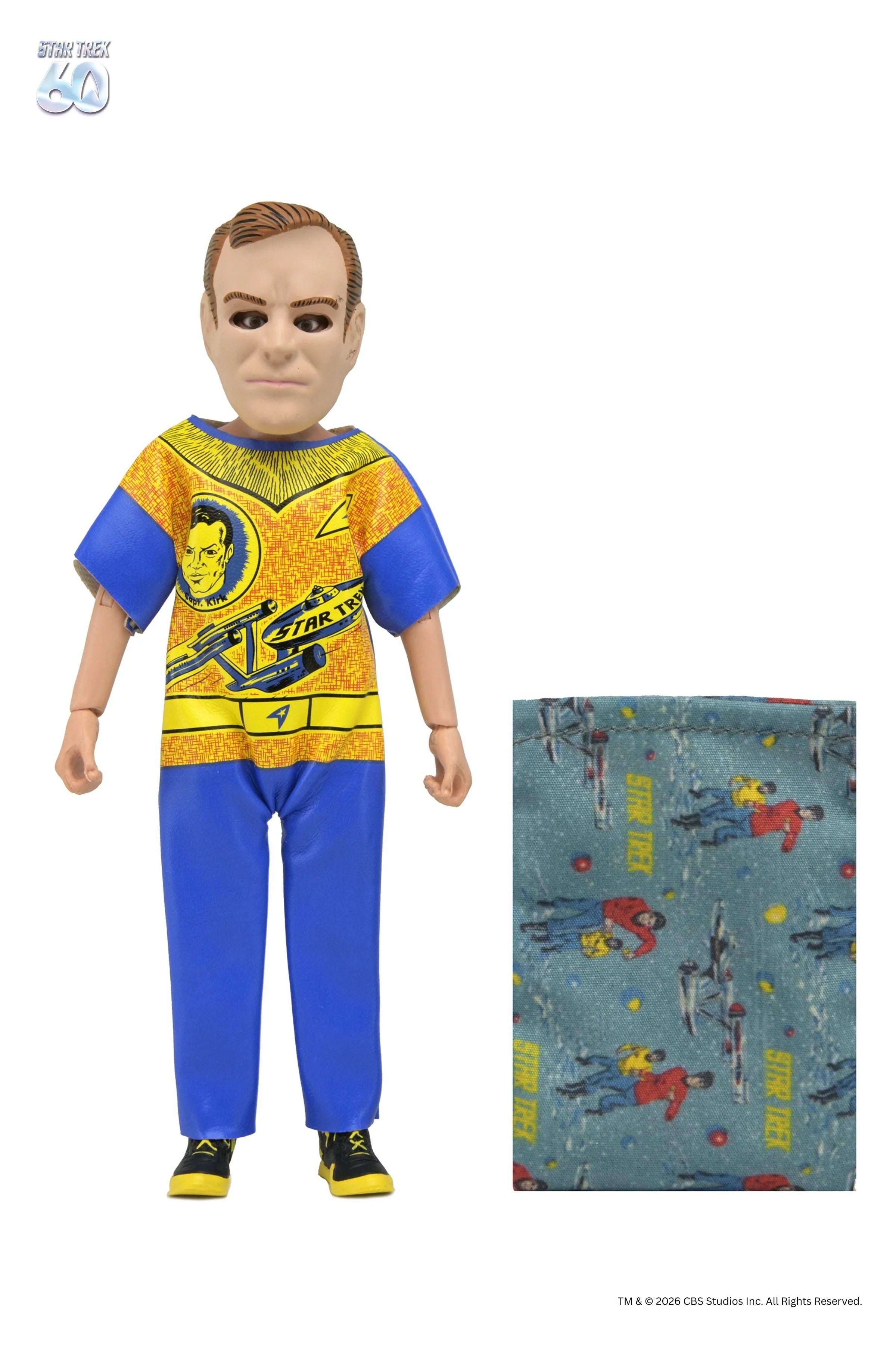 NECA - Ben Cooper Costume Kids Collection (Series 14) - Star Trek Captain Kirk Clothed Action Figure (Pre-Order Ships 2026)