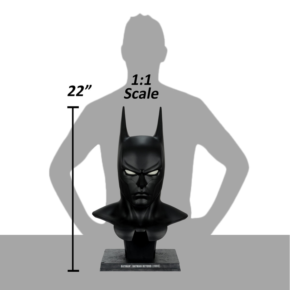 McFarlane - DC Direct - Batman Beyond 1:1 Scale Cowl Replica (22" Tall)