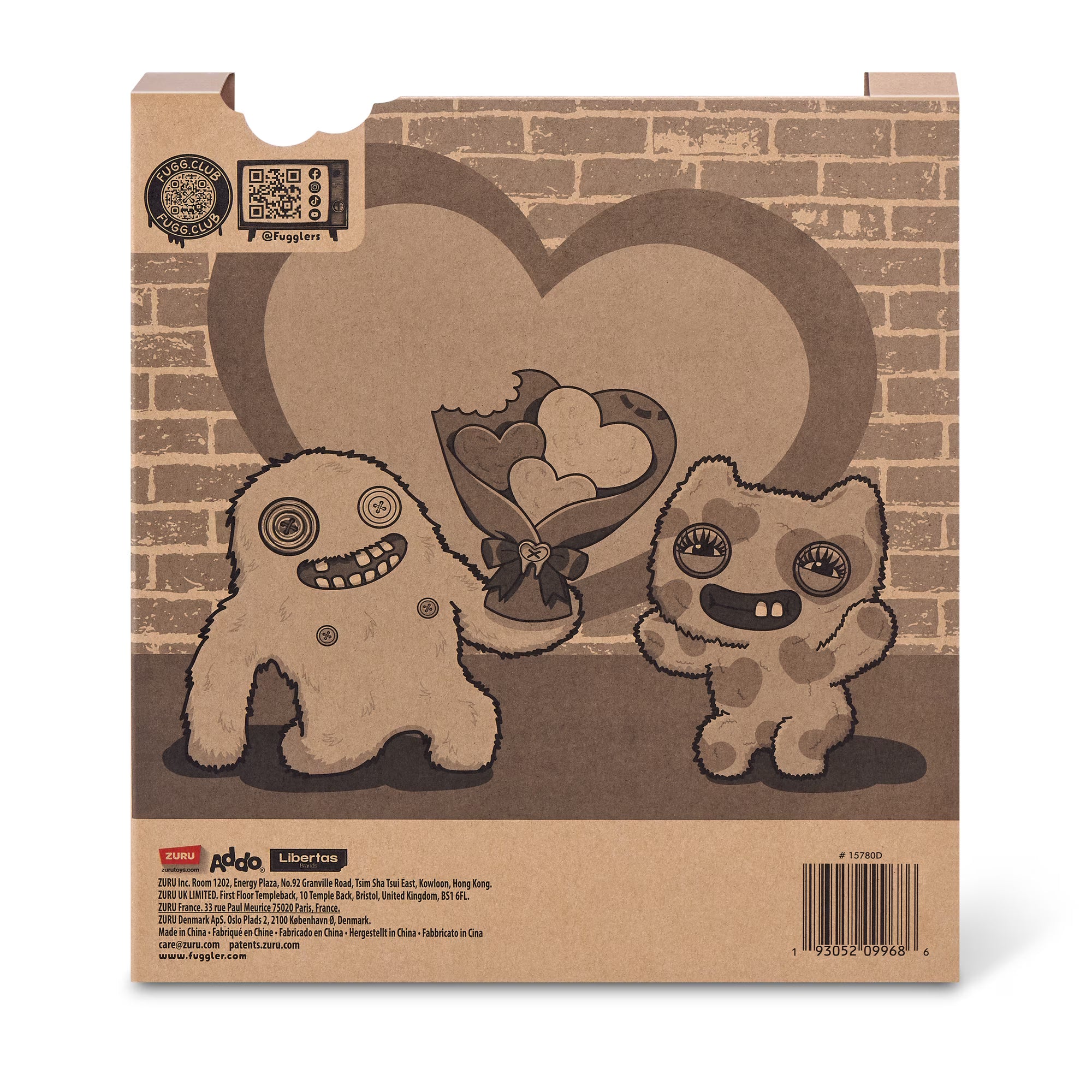 Fuggler - Fugg Bouquets - Dad, Mom, & Baby Plush 3-Pack (Munch Munch, Reek-O, & Munch-O)