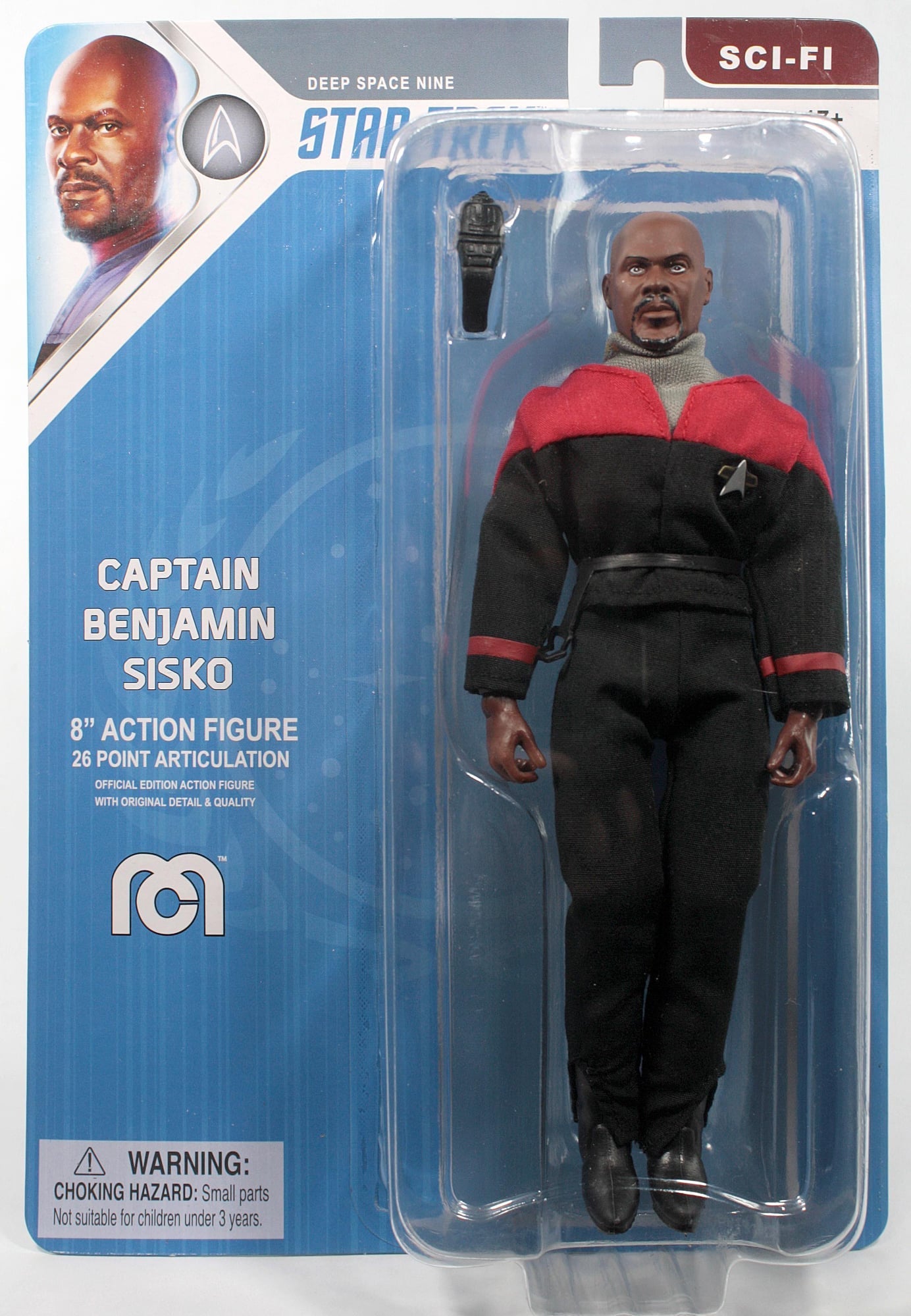 Damaged Package Mego Topps X - Star Trek - Captain Sisko 8" Action Figure