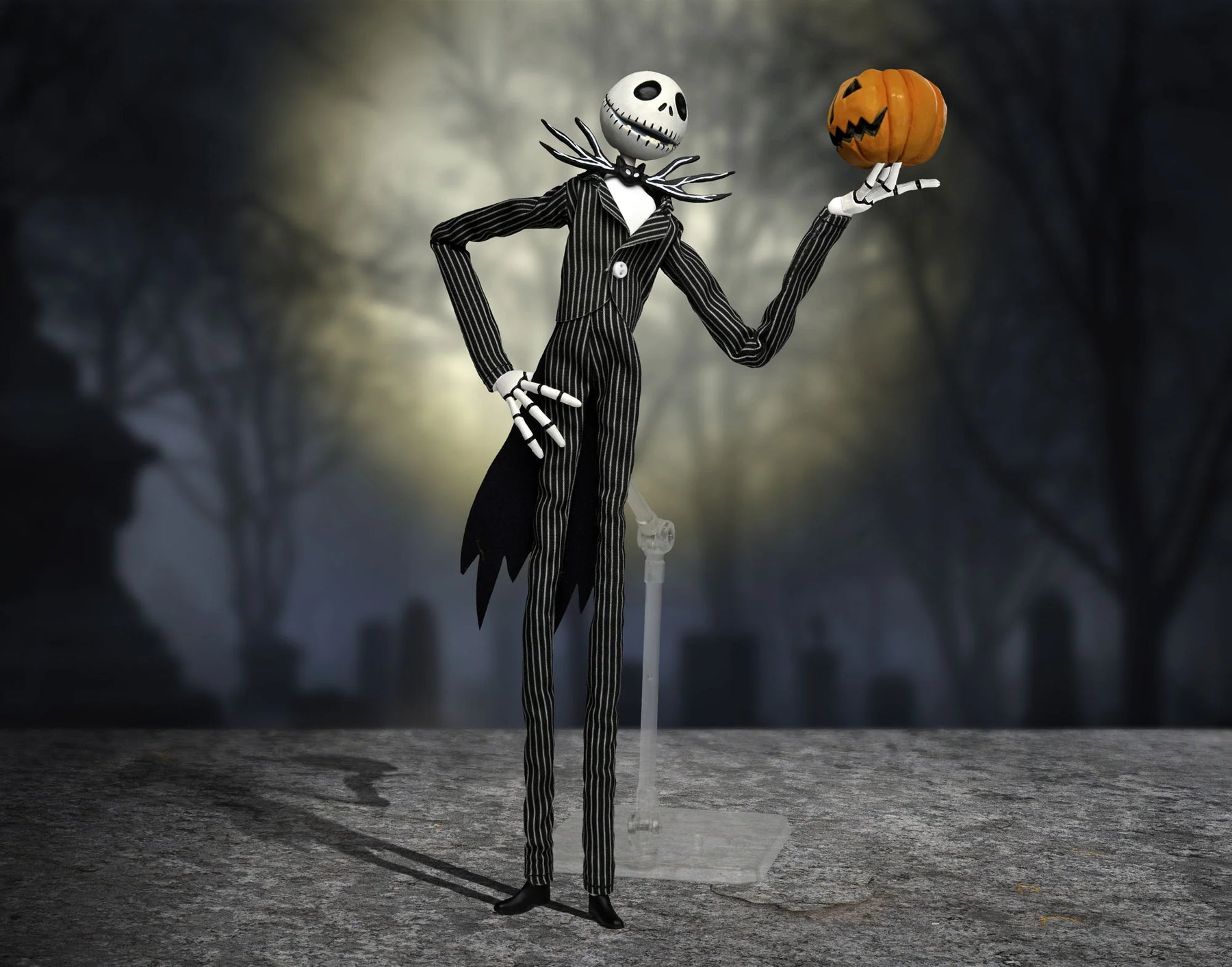 NECA - Nightmare Before Christmas - Jack Skellington with Pumpkin Articulated Figure