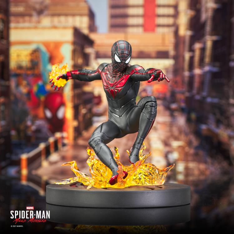 Spiderman Miles Morales Figurine PVC Toy Across the Maroc