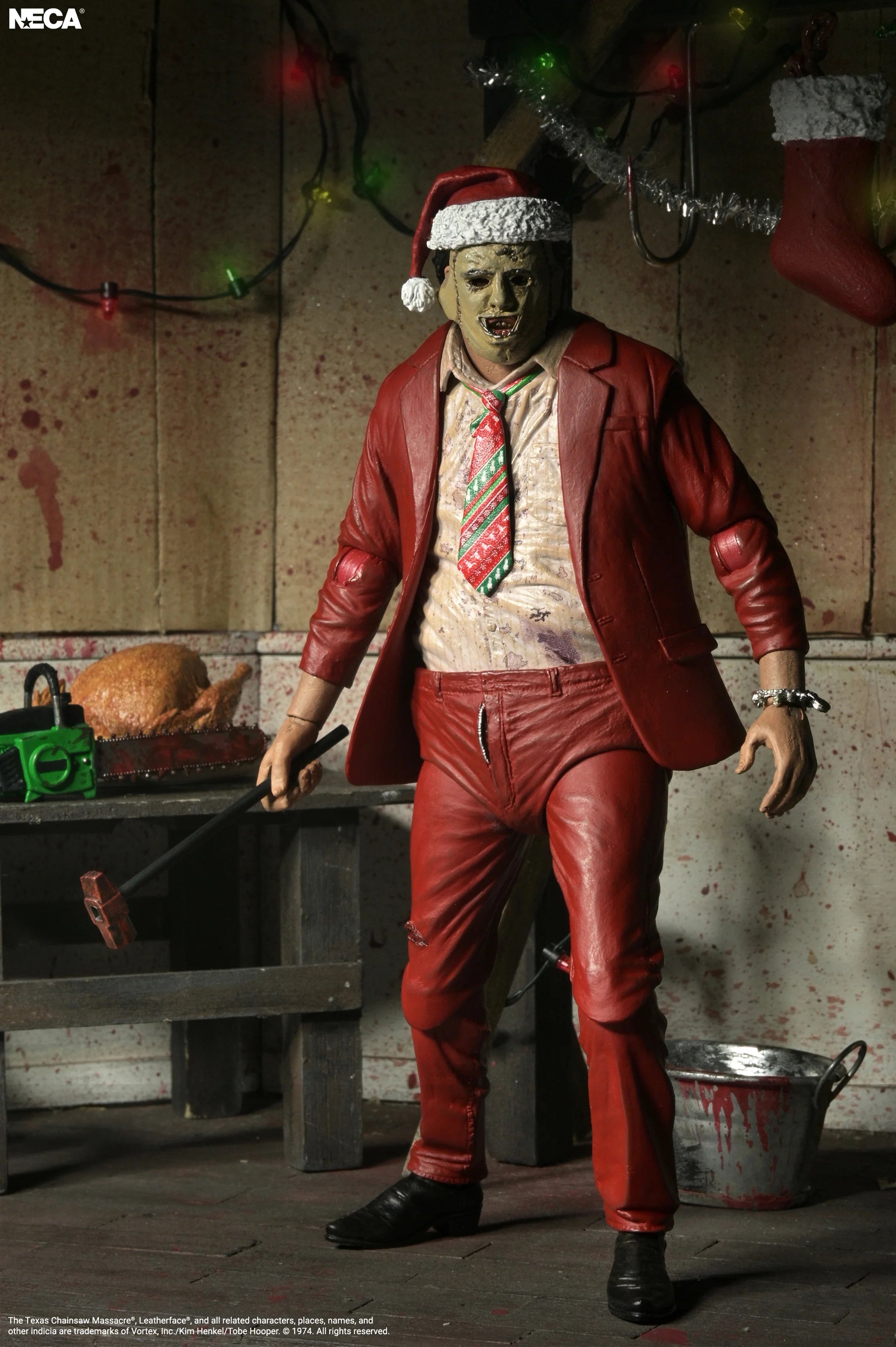 NECA - Texas Chainsaw Massacre - Ultimate Santa Leatherface 8" Clothed Action Figure (Pre-Order Ships October 2026)