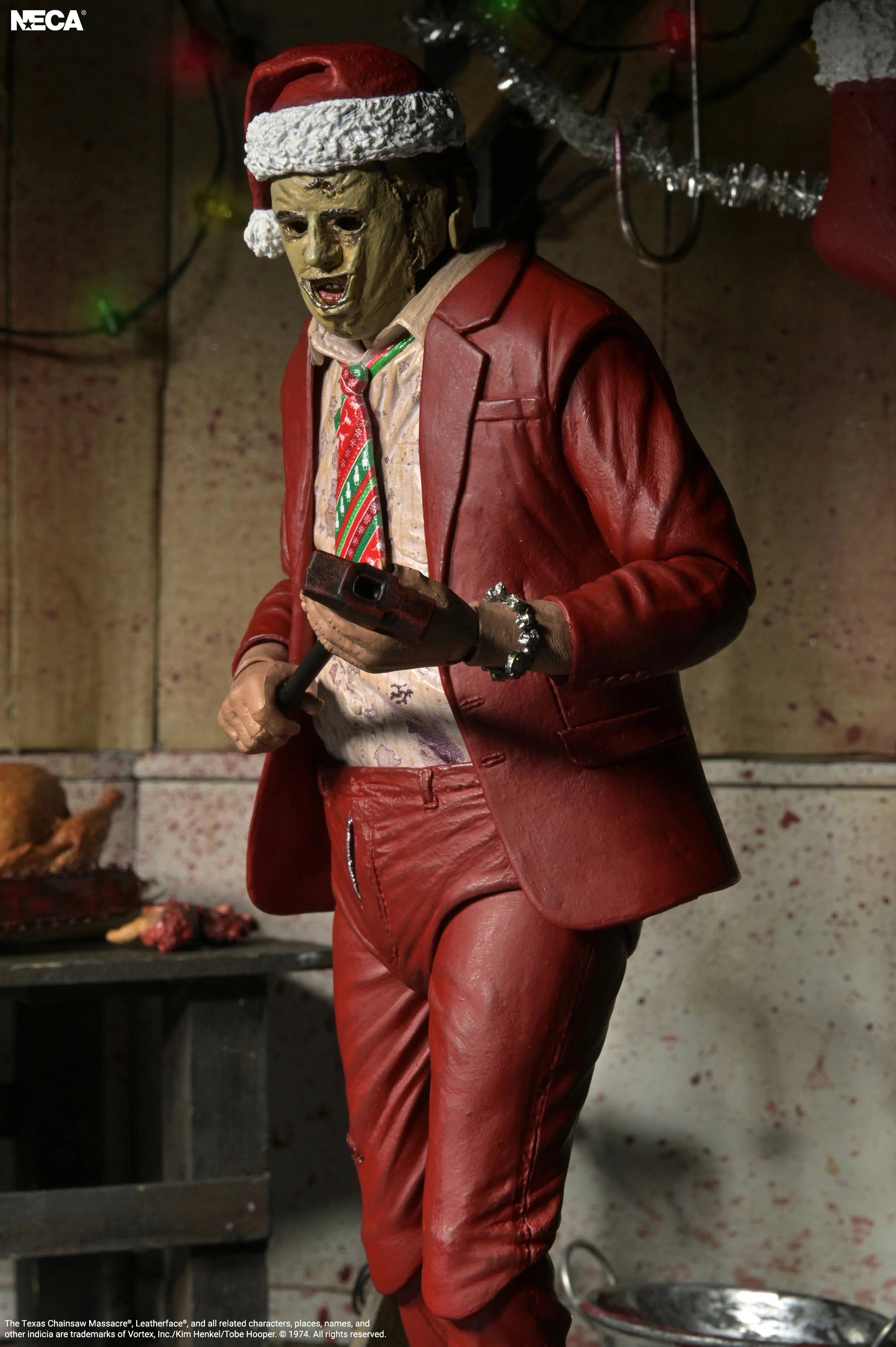 NECA - Texas Chainsaw Massacre - Ultimate Santa Leatherface 8" Clothed Action Figure (Pre-Order Ships October 2026)