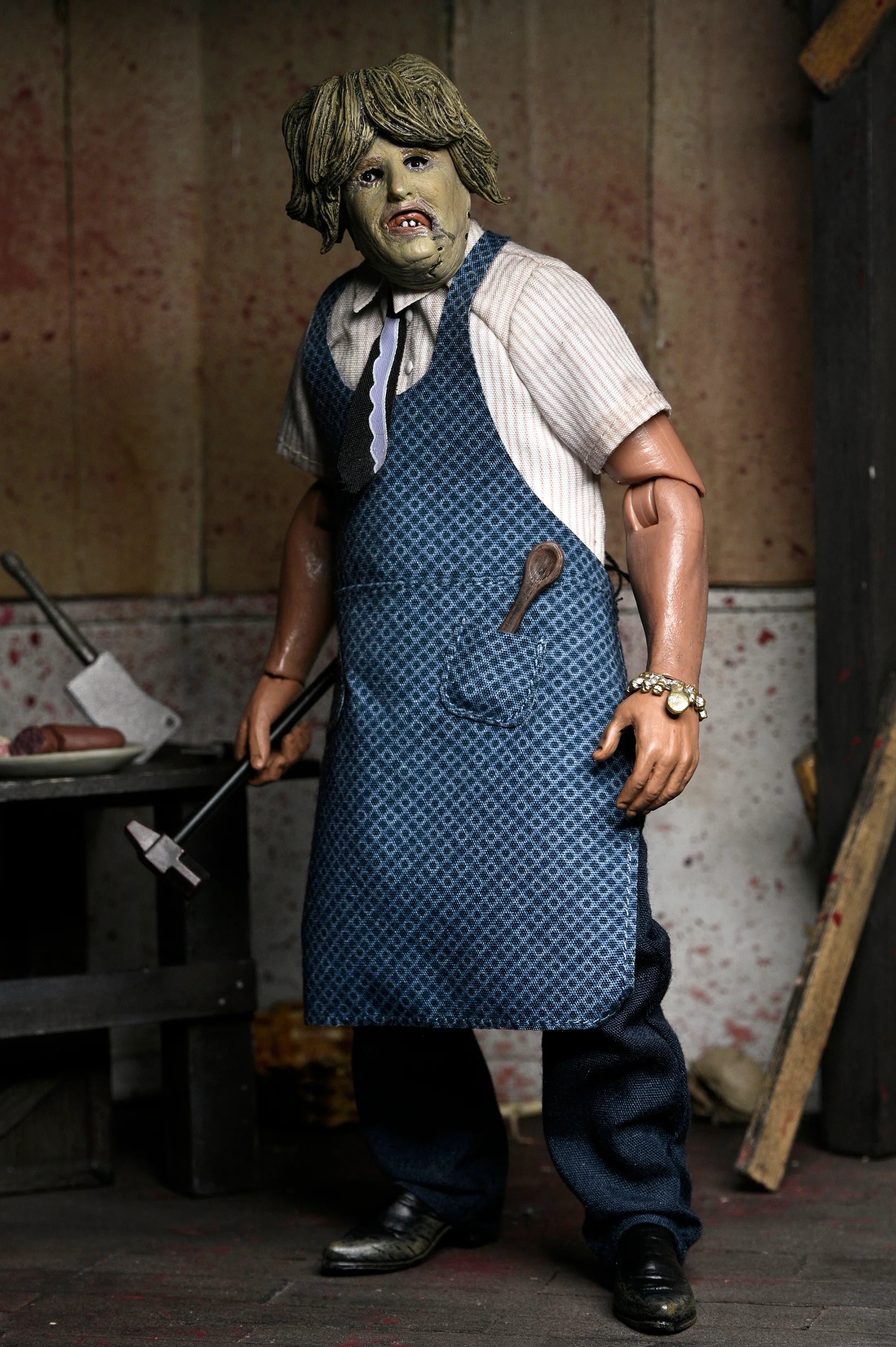 NECA - Texas Chainsaw Massacre - Leatherface With Old Lady Mask 8" Clothed Action Figure (Pre-Order Ships April 2026)