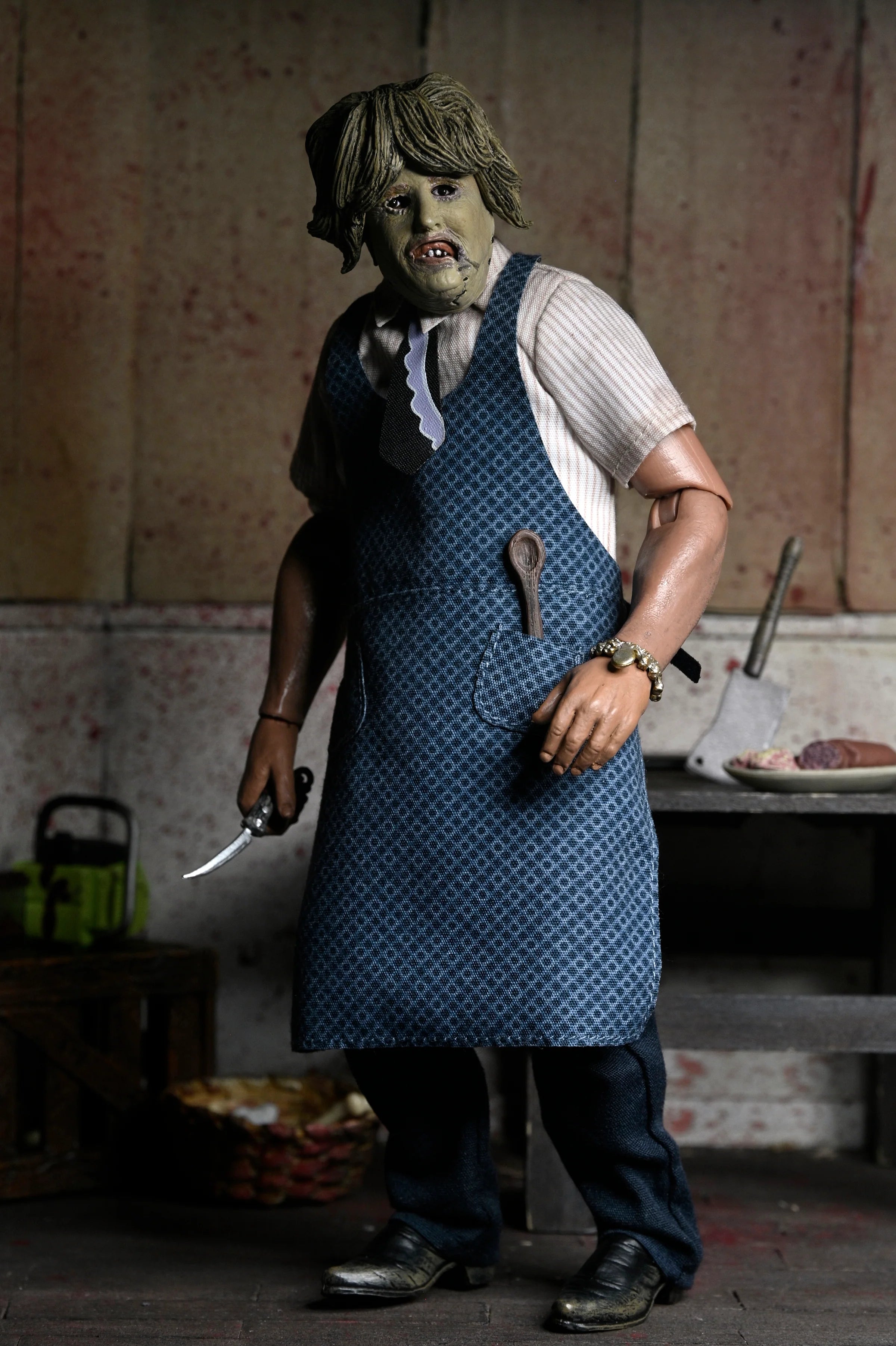 NECA - Texas Chainsaw Massacre - Leatherface With Old Lady Mask 8" Clothed Action Figure (Pre-Order Ships April 2026)