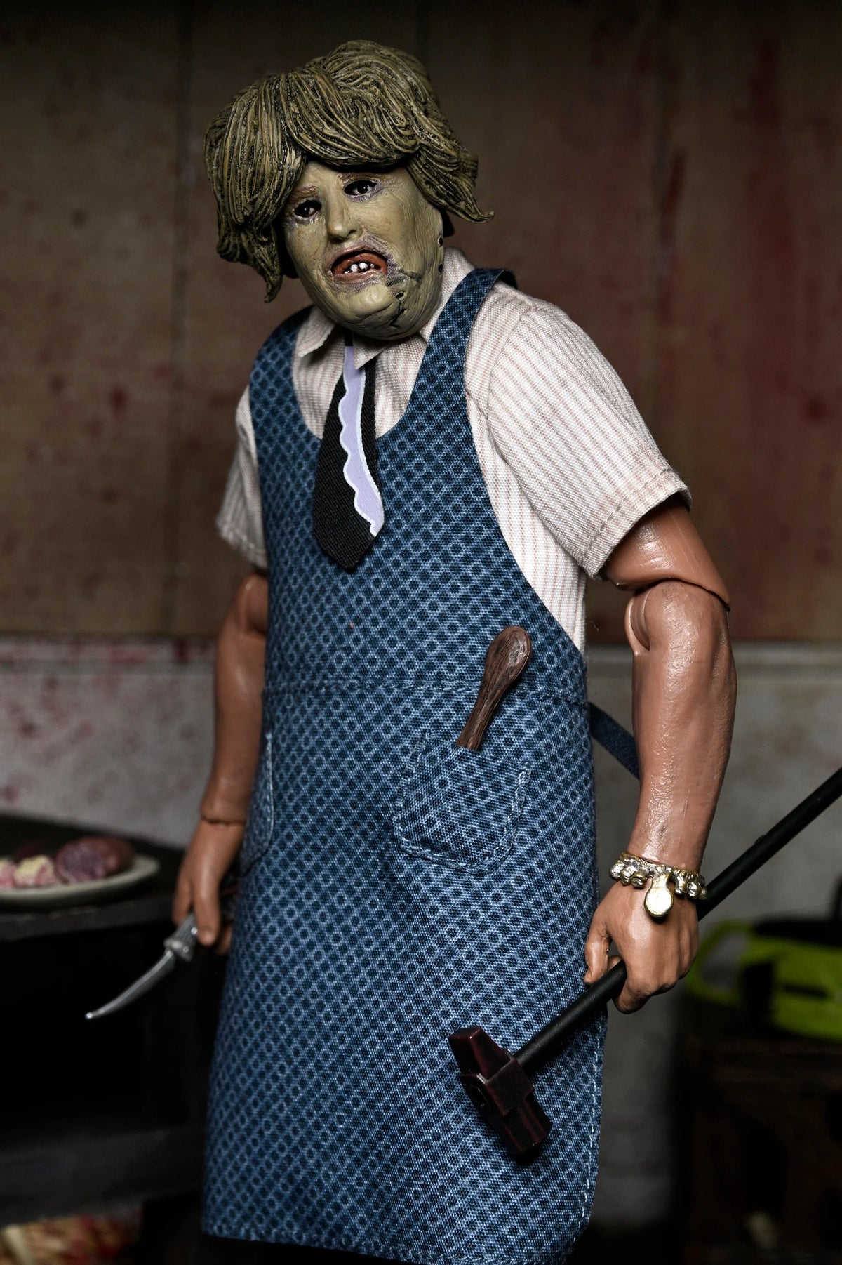 NECA - Texas Chainsaw Massacre - Leatherface With Old Lady Mask 8" Clothed Action Figure (Pre-Order Ships April 2026)