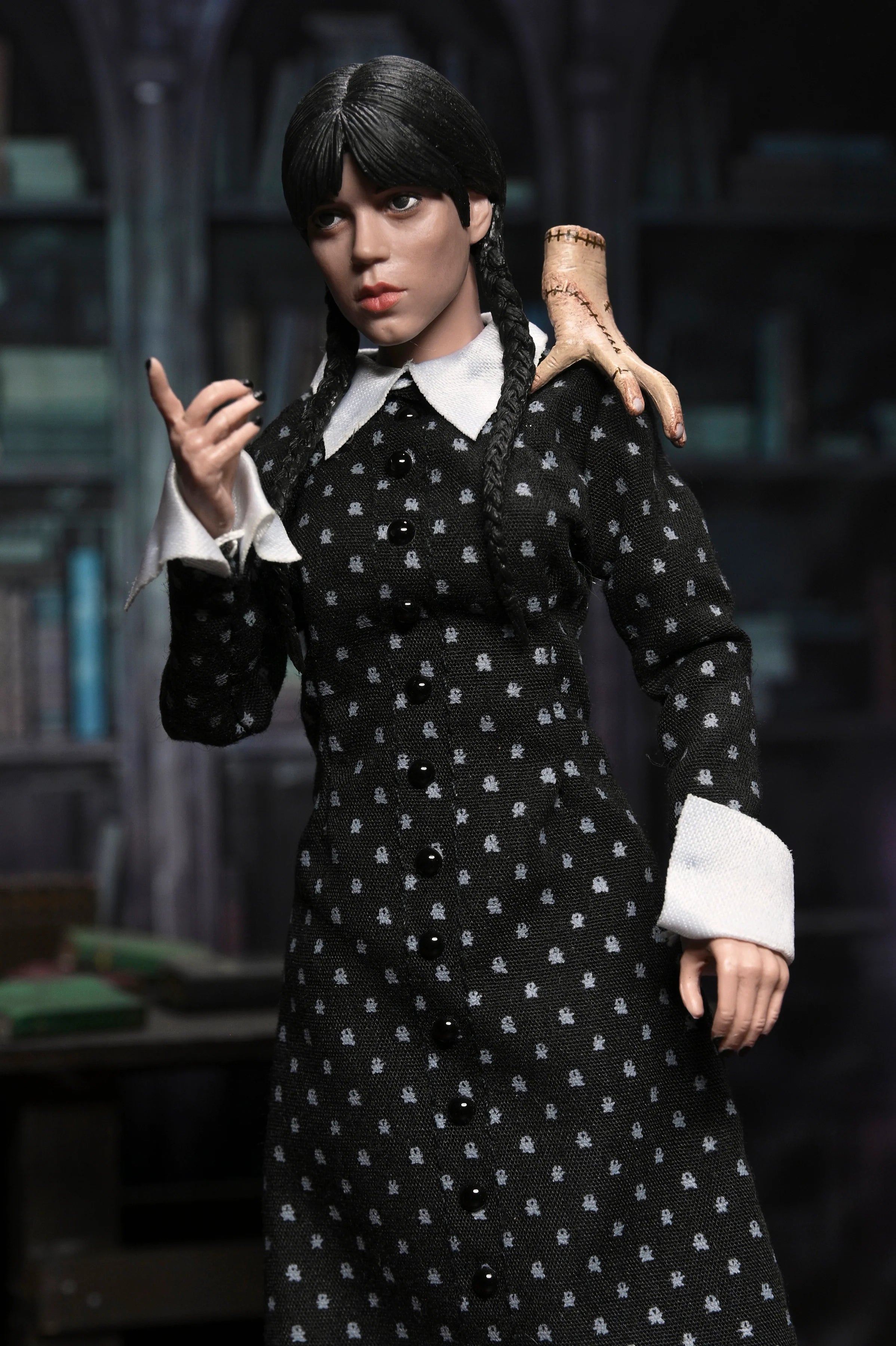 Damaged Package - NECA - Wednesday - Wednesday Addams (Classic Dress) 8" Clothed Action Figure