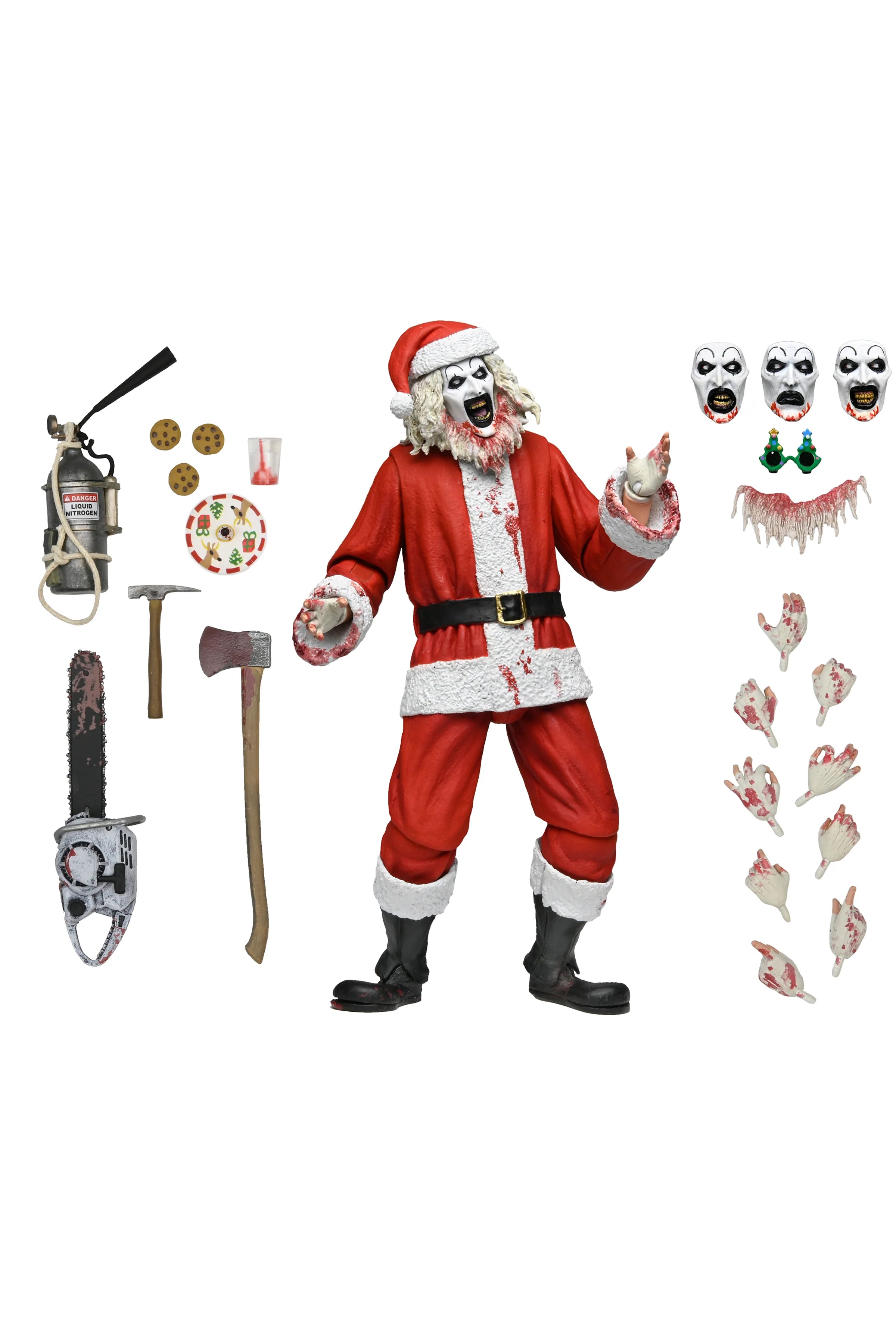NECA - Terrifier 3 - Ultimate Art the Clown (Bloody Santa Suit) 7" Scale Action Figure (Pre-Order Ships October)