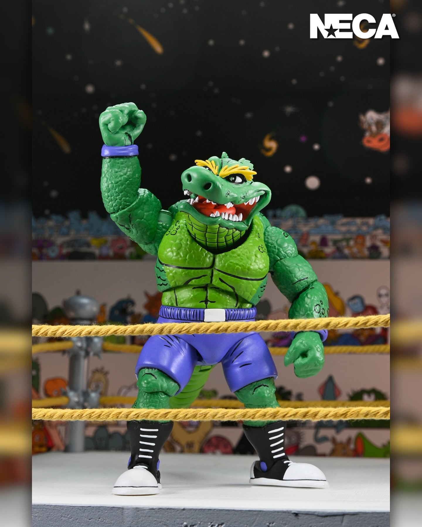 NECA - TMNT: Archie Comics - Stump Wrestling Leatherhead 7" Action Figure