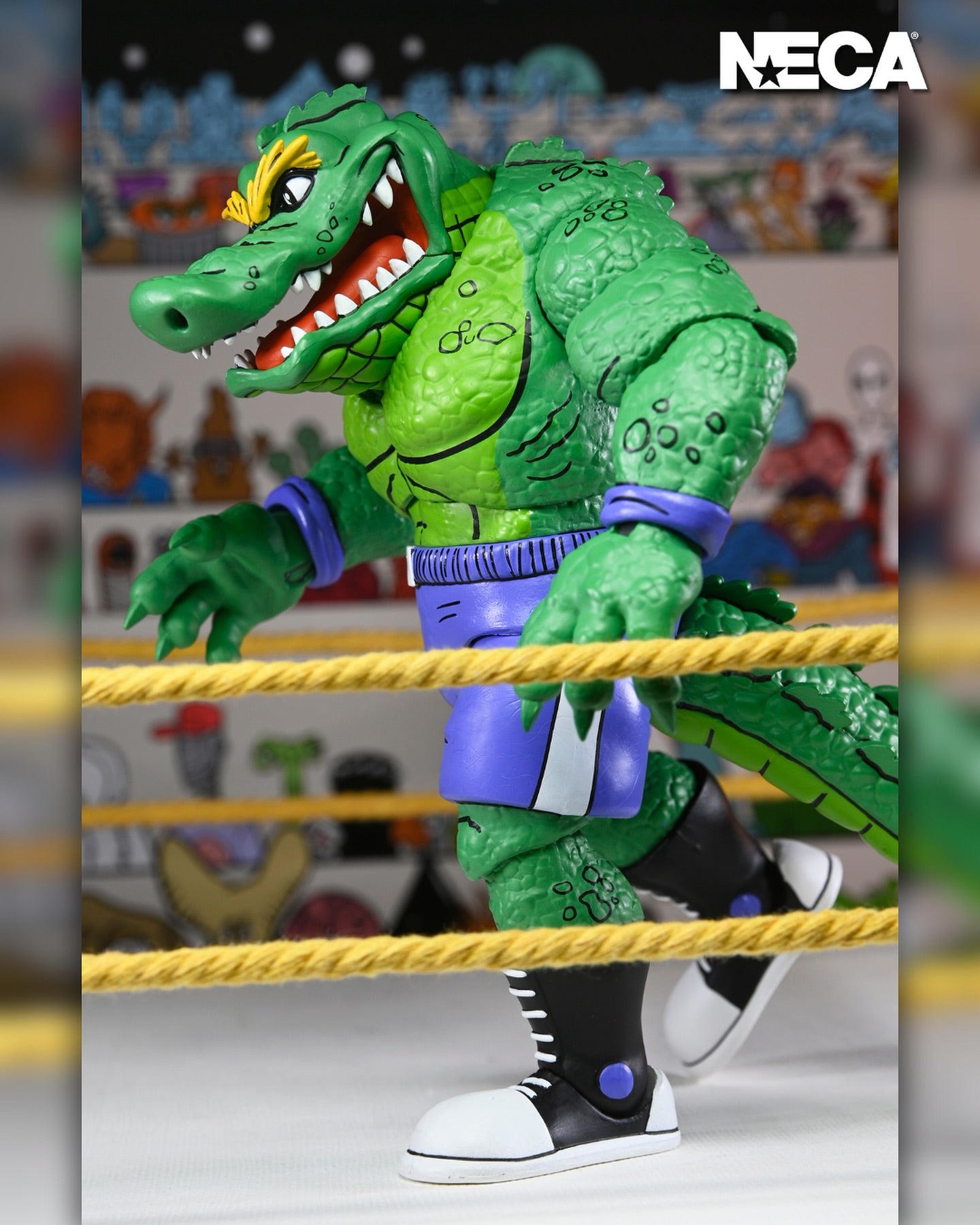 NECA - TMNT: Archie Comics - Stump Wrestling Leatherhead 7" Action Figure