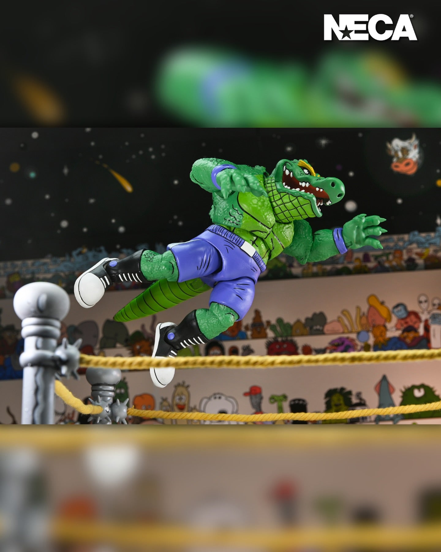 NECA - TMNT: Archie Comics - Stump Wrestling Leatherhead 7" Action Figure