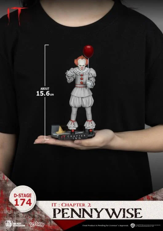 BEAST KINGDOM - IT: Chapter Two D-Stage 174 Pennywise Statue (Pre-Order Ships Q1 2026)