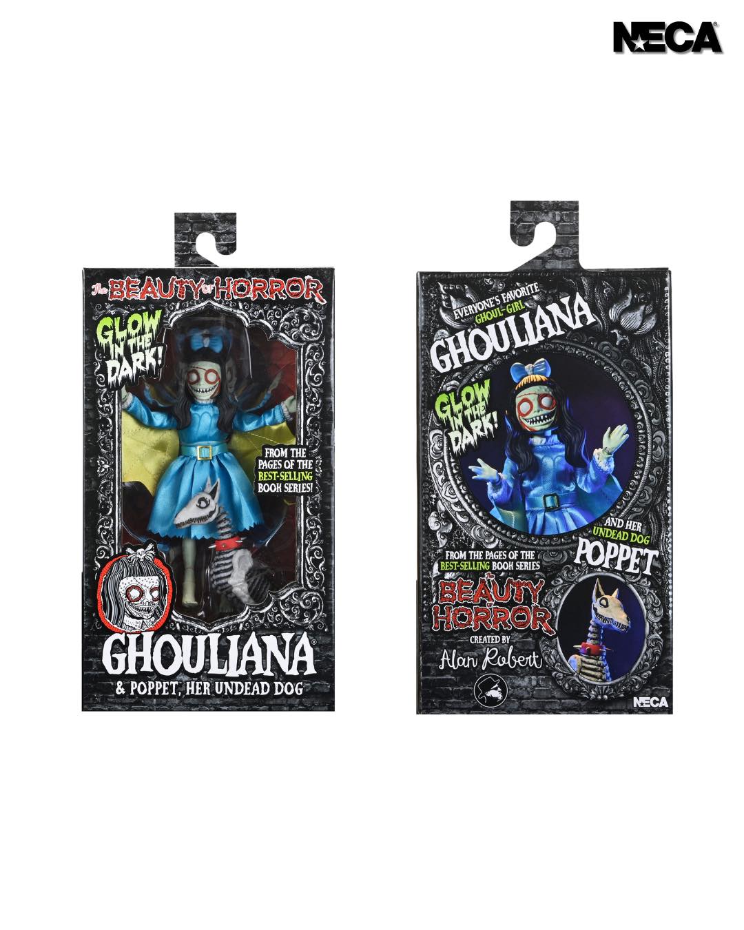 NECA - The Beauty of Horror - Ghouliana & Poppet 8" Scale Clothed Action Figure (Pre-Order Ships November 2025)