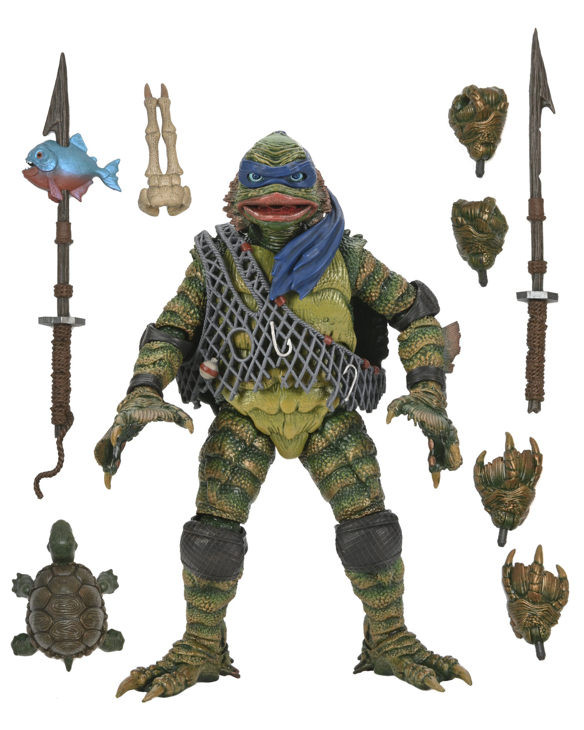 NECA - Universal Monsters x TMNT - Ultimate Leonardo as the Creature 7" Action Figure
