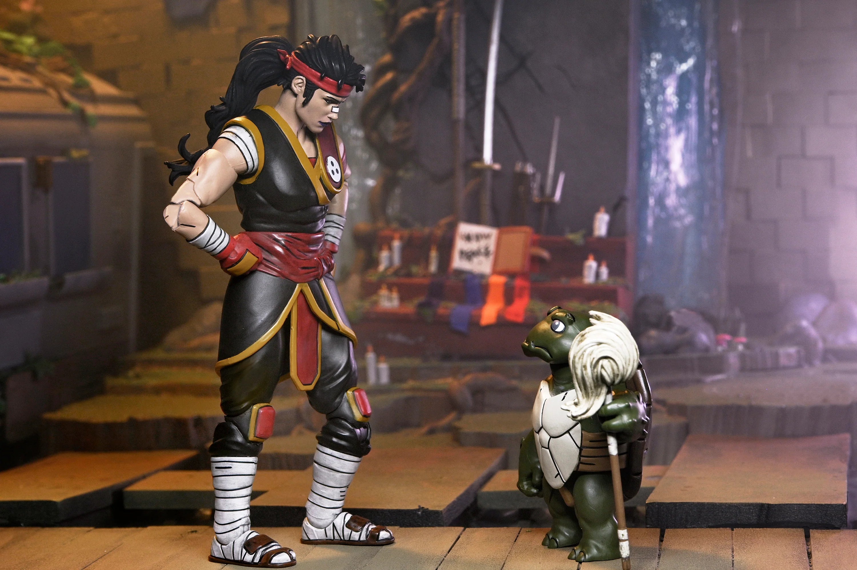 NECA - TMNT: The Last Ronin - The Lost Years - Ultimate Casey Marie with Baby Odyn & Uno 7" Scale Action Figure