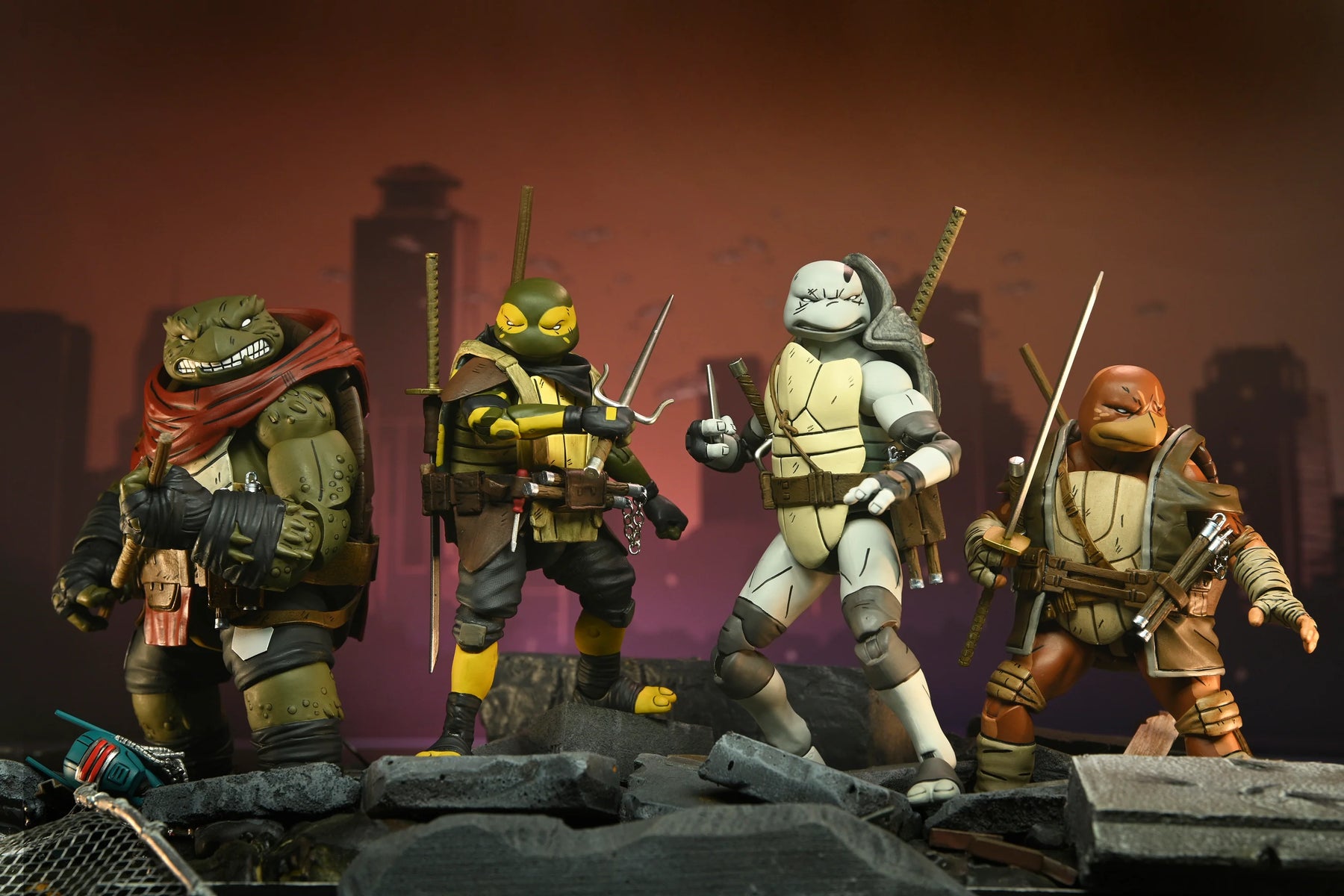 NECA - TMNT: The Last Ronan - Ultimate Moja, Odyn, Uno, & Yi 7" Scale Action Figure Bundle (Pre-Order Ships Q 1 2026)
