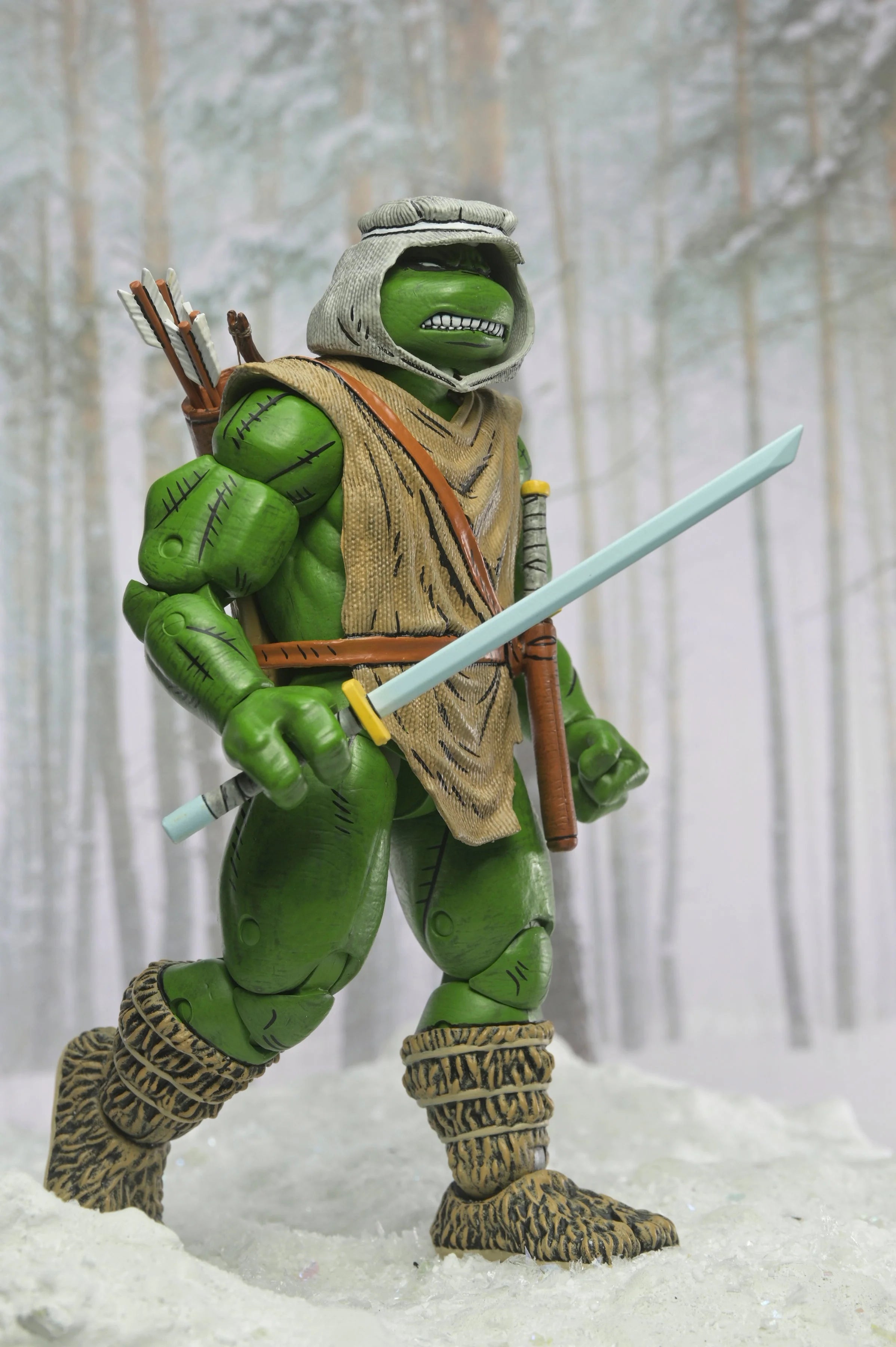 NECA - TMNT: Mirage Comics - Hunter Leonardo 7" Scale Action Figure