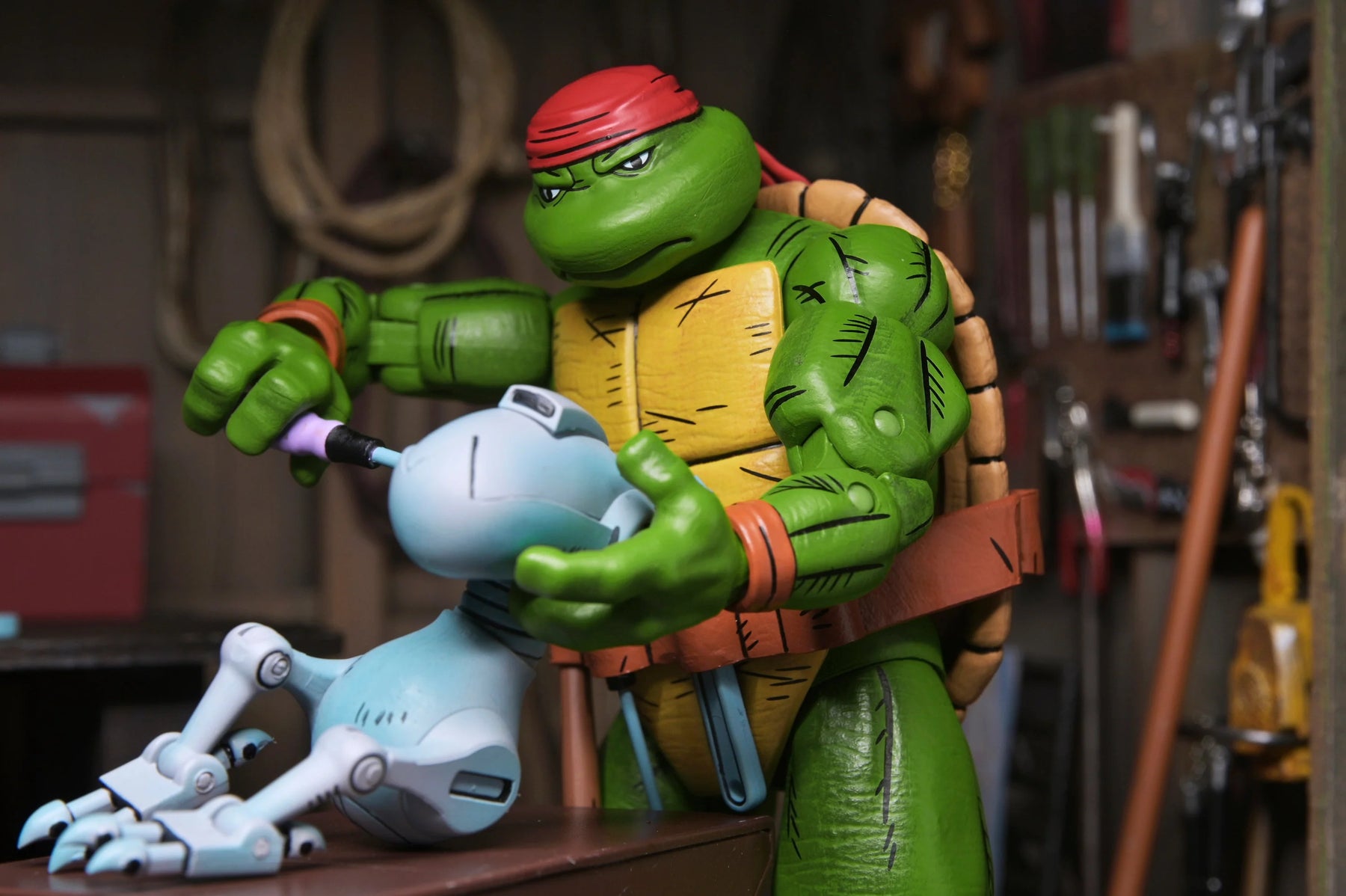 NECA - TMNT: Mirage Comics - Handyman Donatello 7" Scale Action Figure