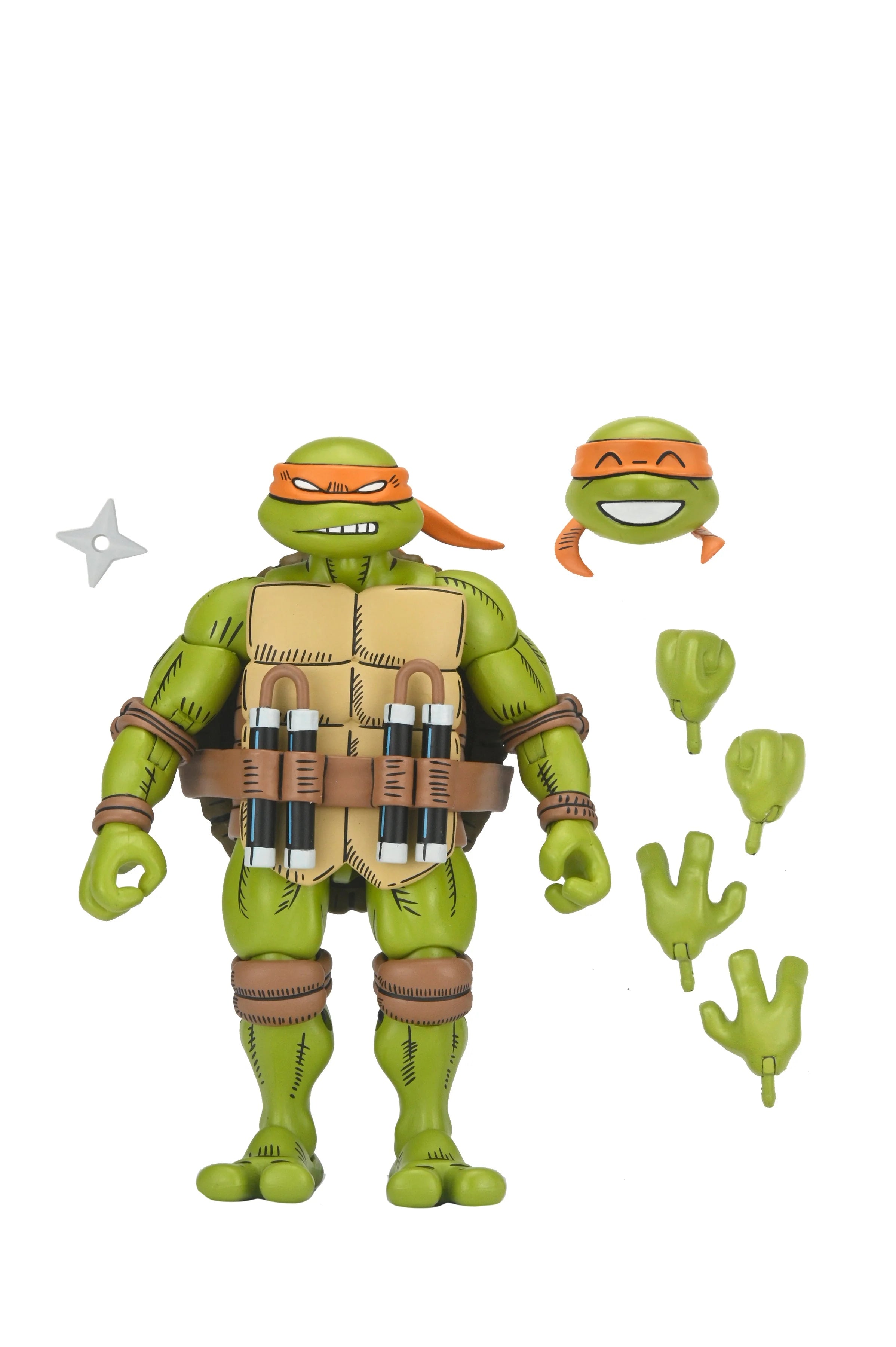 NECA - TMNT X Usagi Yojimbo - Ultimate Michelangelo 7" Scale Action Figure (Pre-Order Ships April 2026)