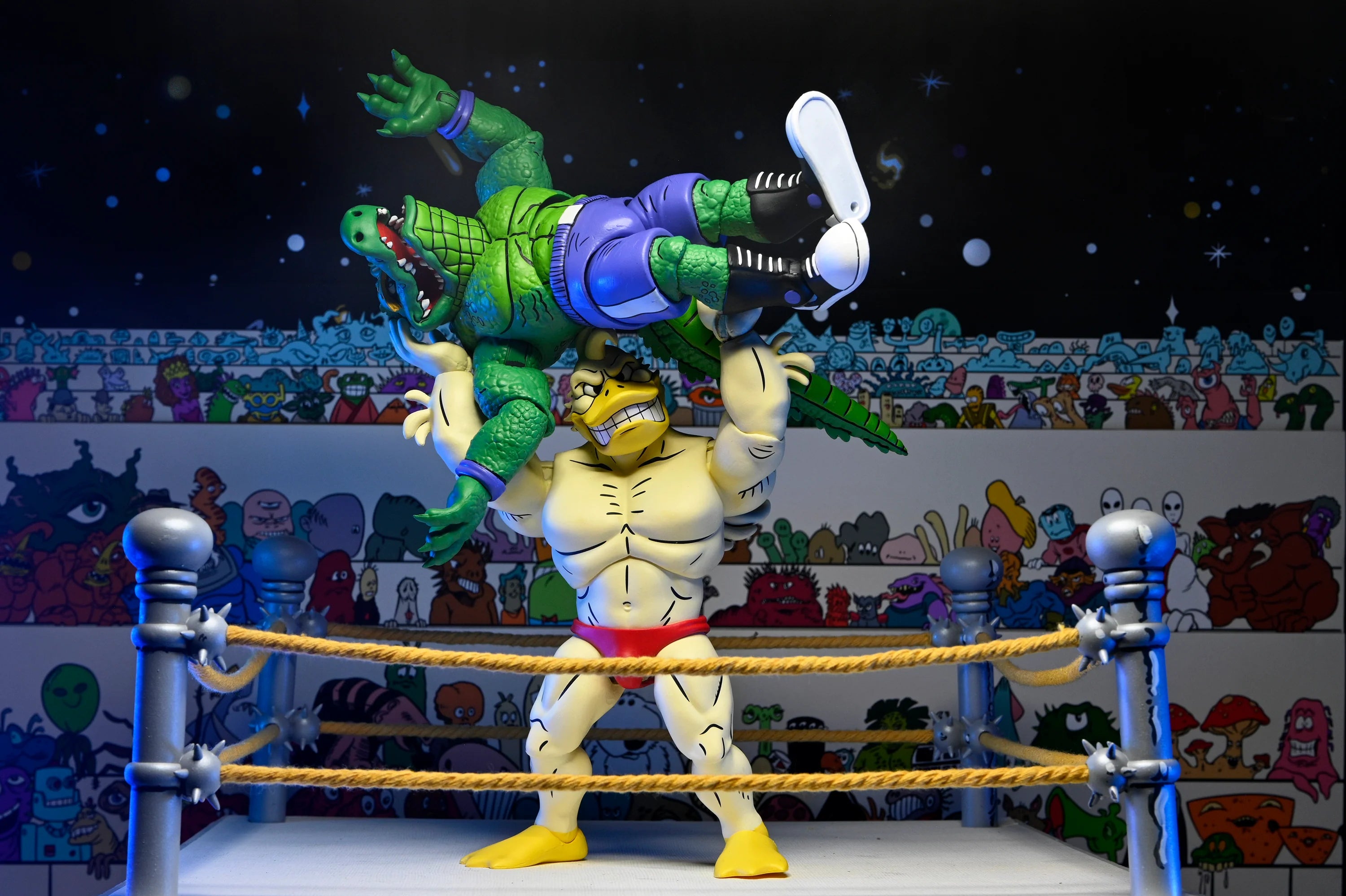 NECA - TMNT: Archie Comics - Stomp Wrestling Ace Duck 7" Scale Action Figure