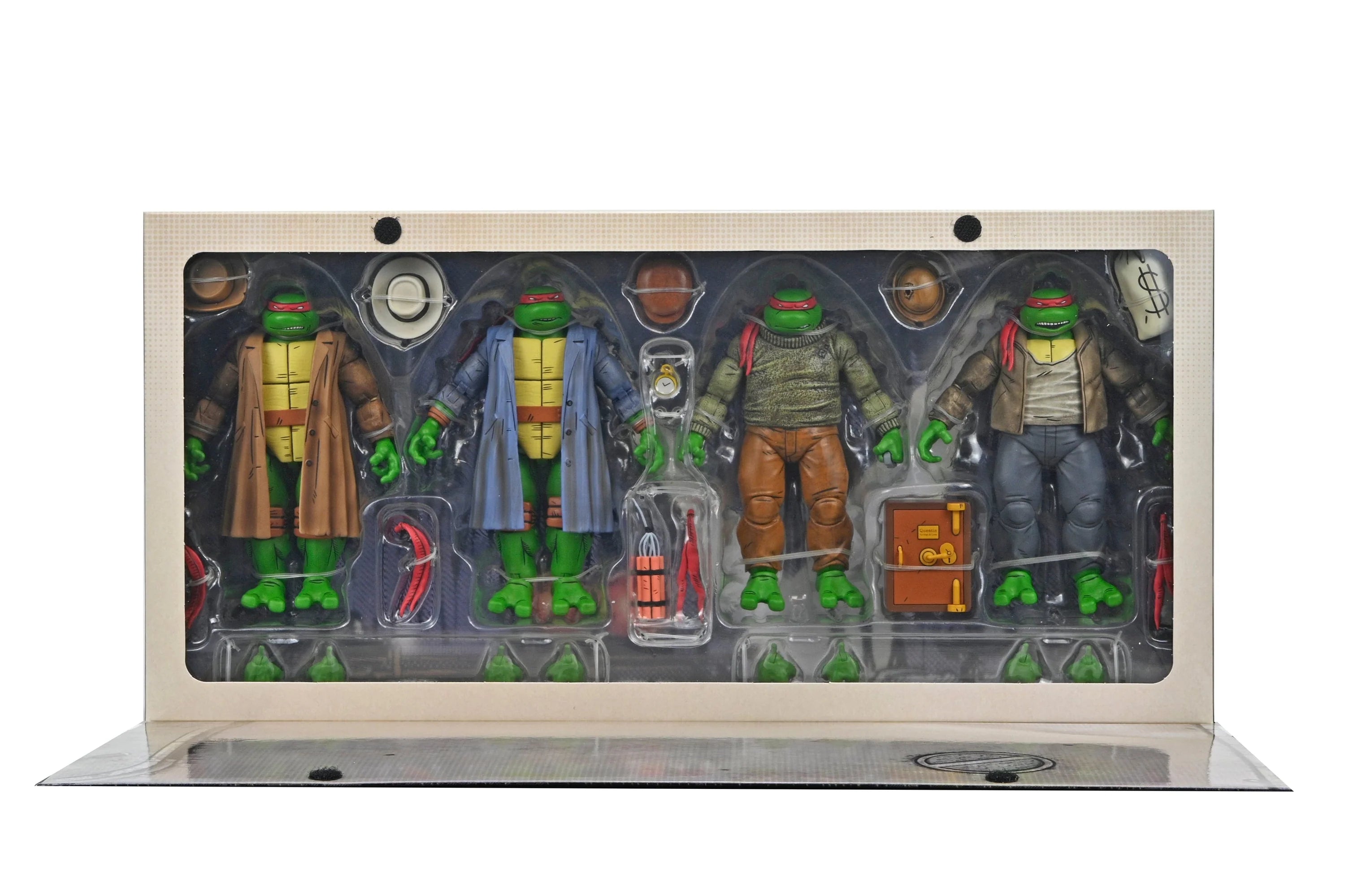 NECA - TMNT: Mirage Comics - Gangster Turtles Action Figure 4-Pack