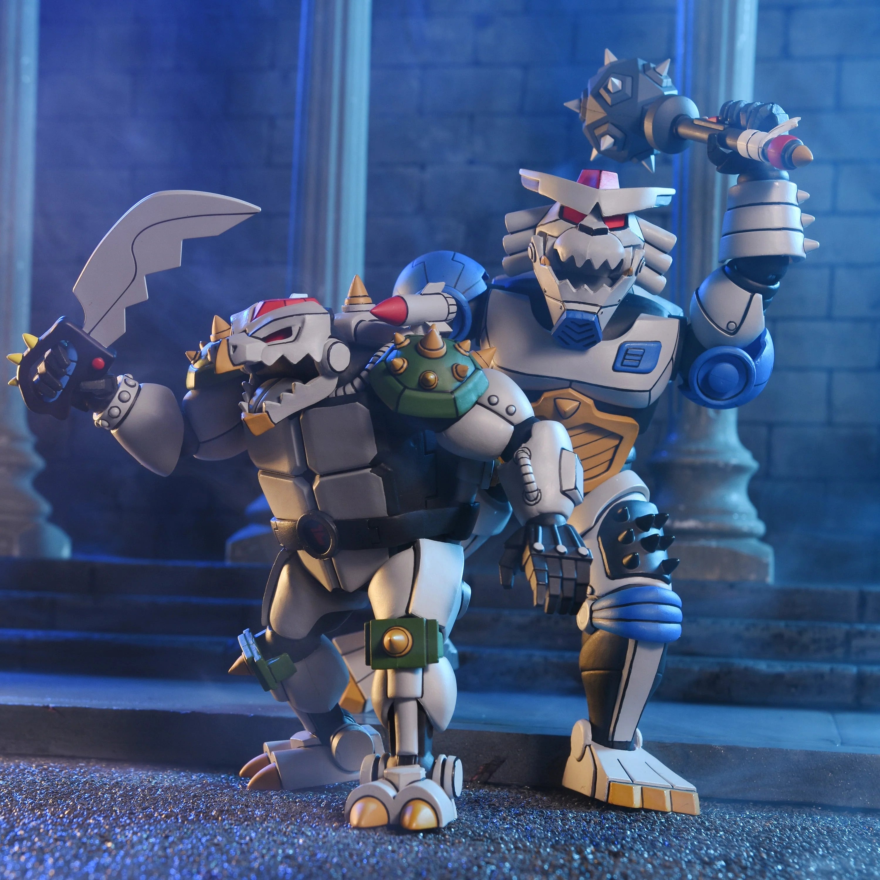 NECA - TMNT (1987 Cartoon Series) - Robo Tokka & Rahzar 7" Scale Action Figure 2-Pack