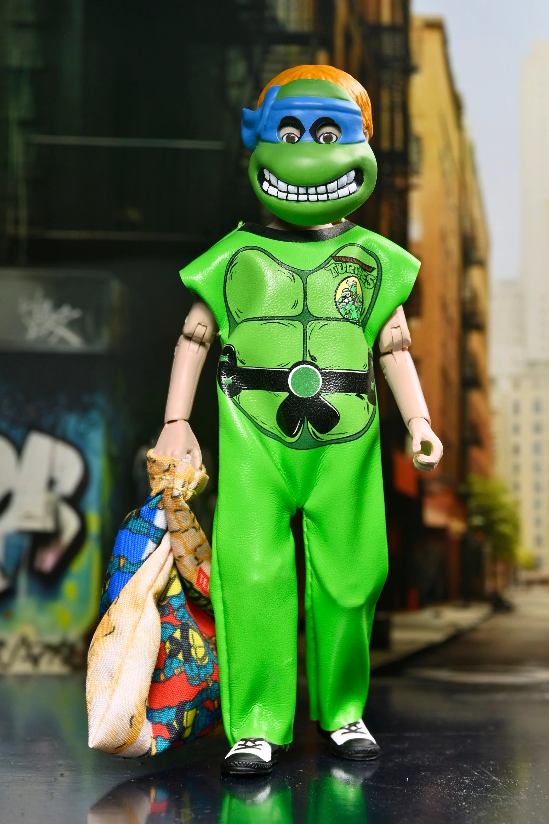 NECA - Ben Cooper Costume Kids Collection - TMNT Leonardo (1987 Cartoon) Clothed Action Figure