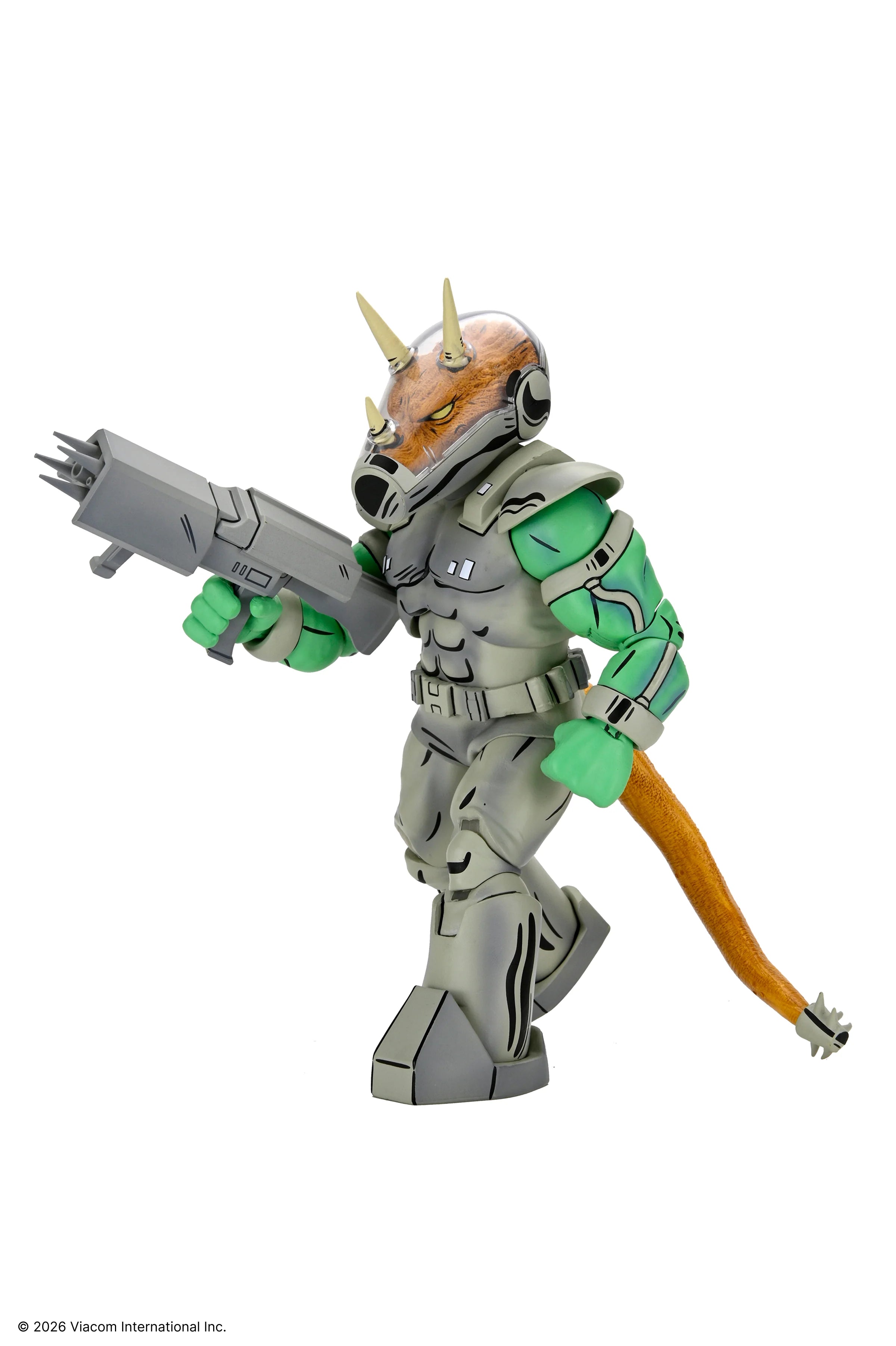 NECA - TMNT: Mirage Comics - Shock Commando Triceraton 7" Scale Action Figure (Pre-Order Ships August 2026)