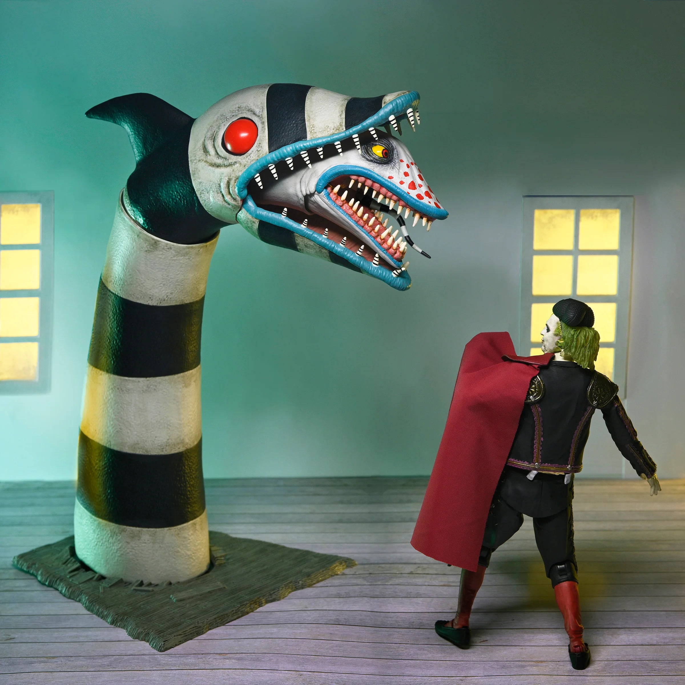 NECA - Beetlejuice Beetlejuice - Ultimate "Matador" Beetlejuice & Sandworm 7" Scale Action Figure 2 Pack