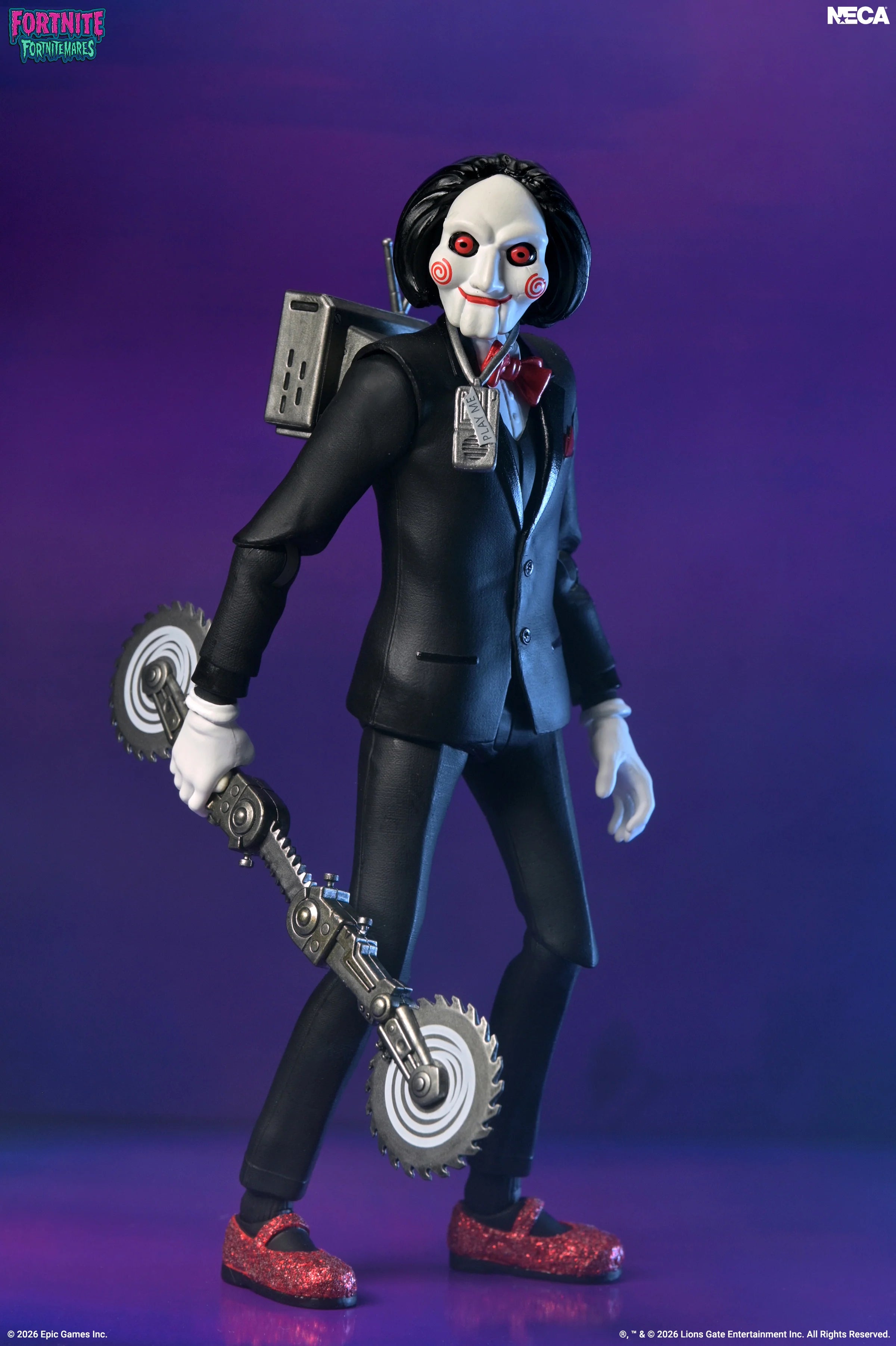 NECA - Fortnite x Saw - Fortnitemares Billy The Puppet 7" Scale Action Figure (Pre-Order Ships October 2026)