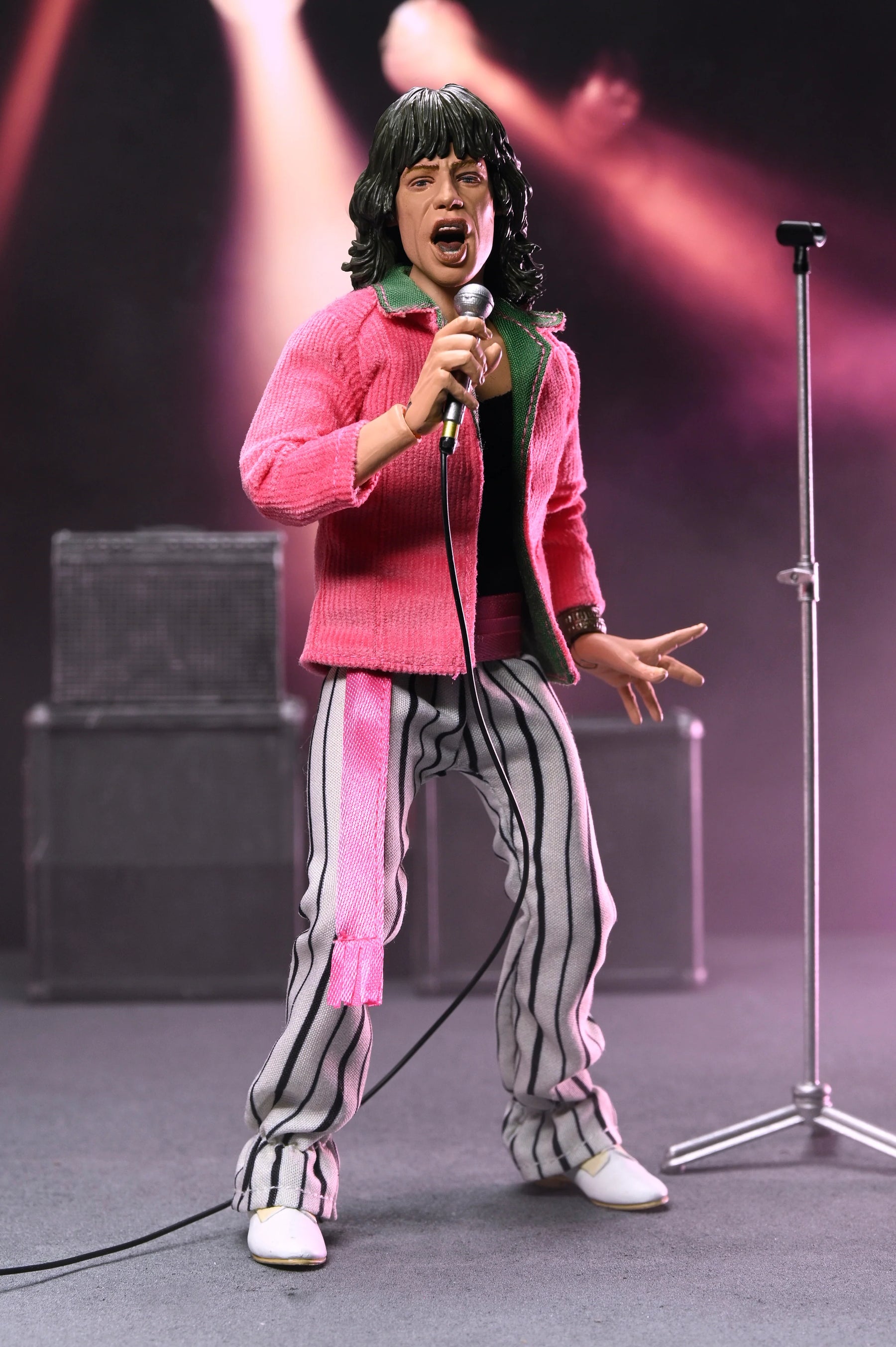 NECA - The Rolling Stones - Mick Jagger & Keith Richards (1975) 8" Scale Clothed Action Figure Bundle (Pre-Order Ships February 2026)